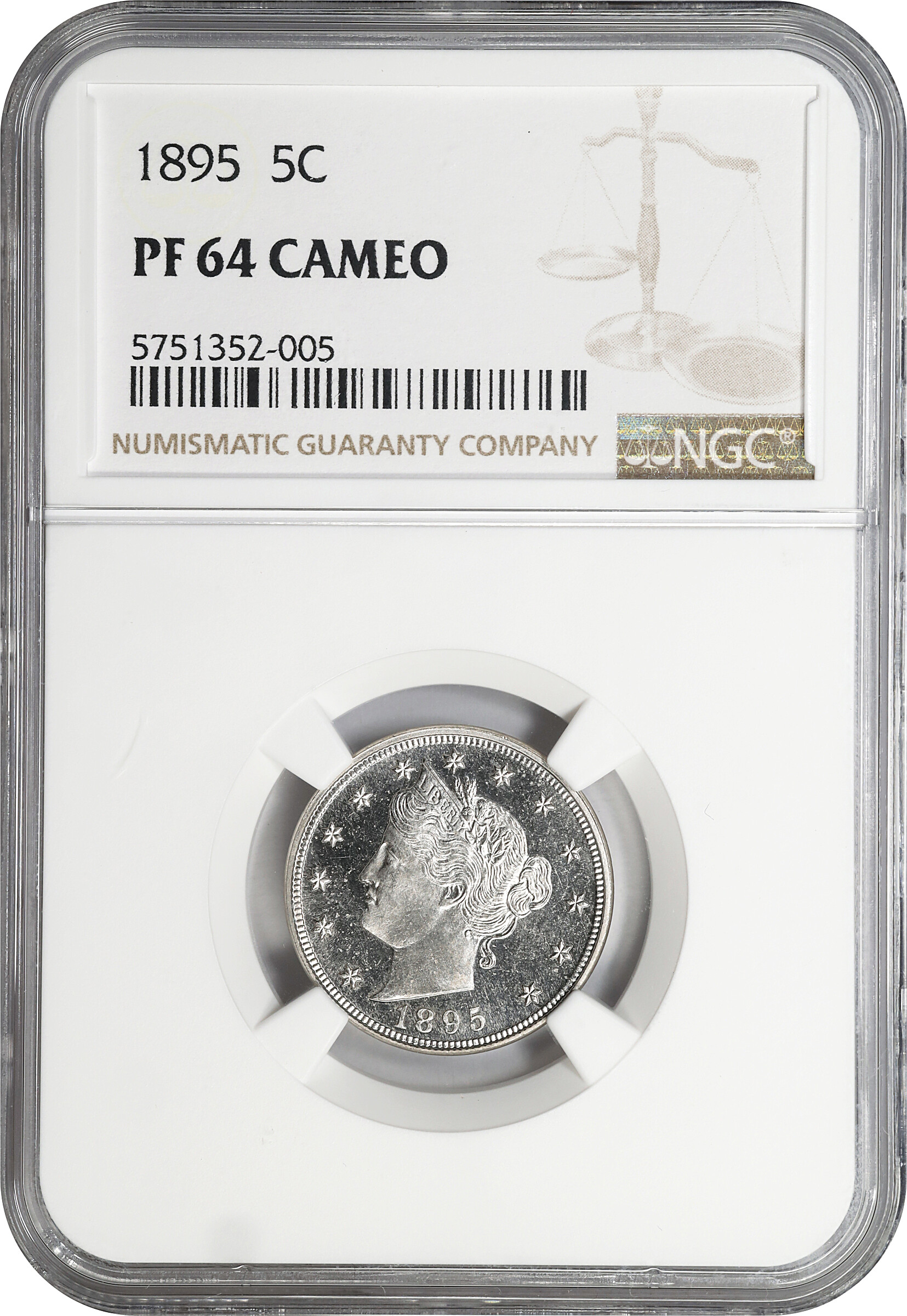 1895 5c PR CAM PR64 CAM thumbnail 6