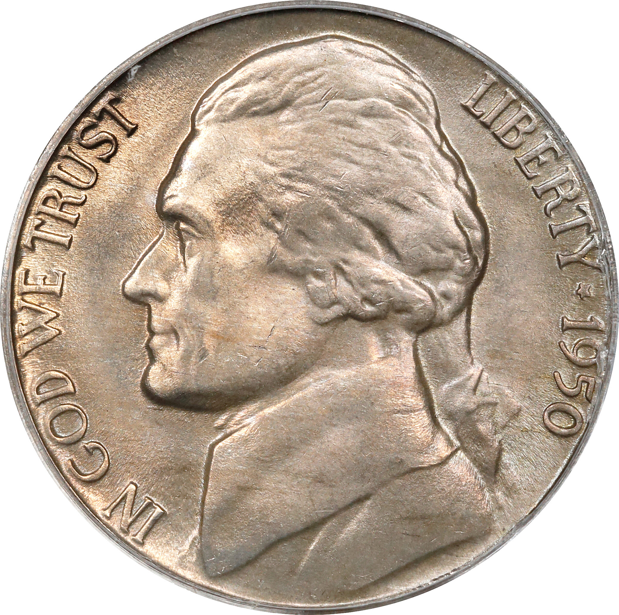 1950-D Jefferson Nickel. MS-67 (PCGS).