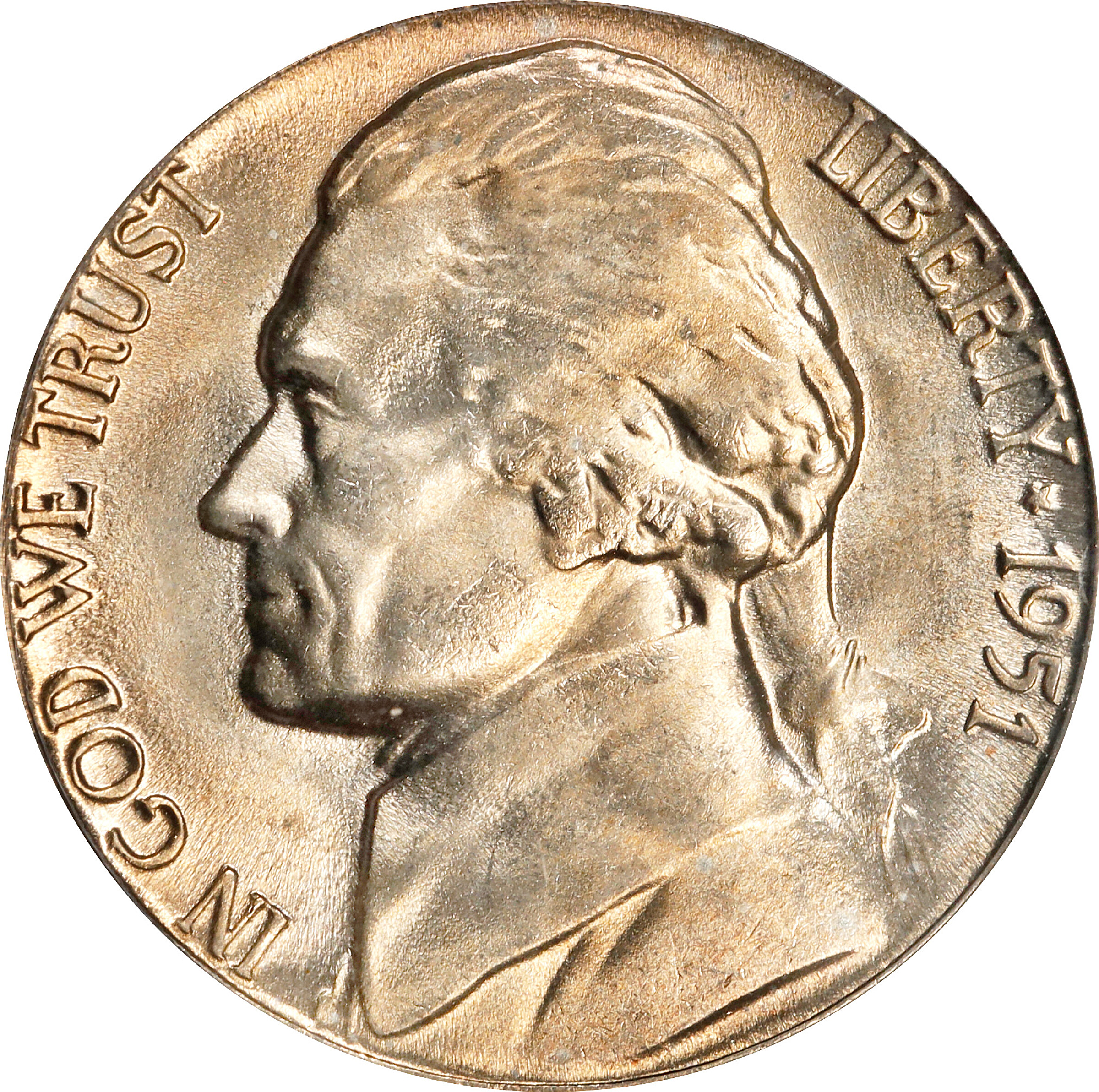 1951-D Jefferson Nickel. MS-67 (PCGS).