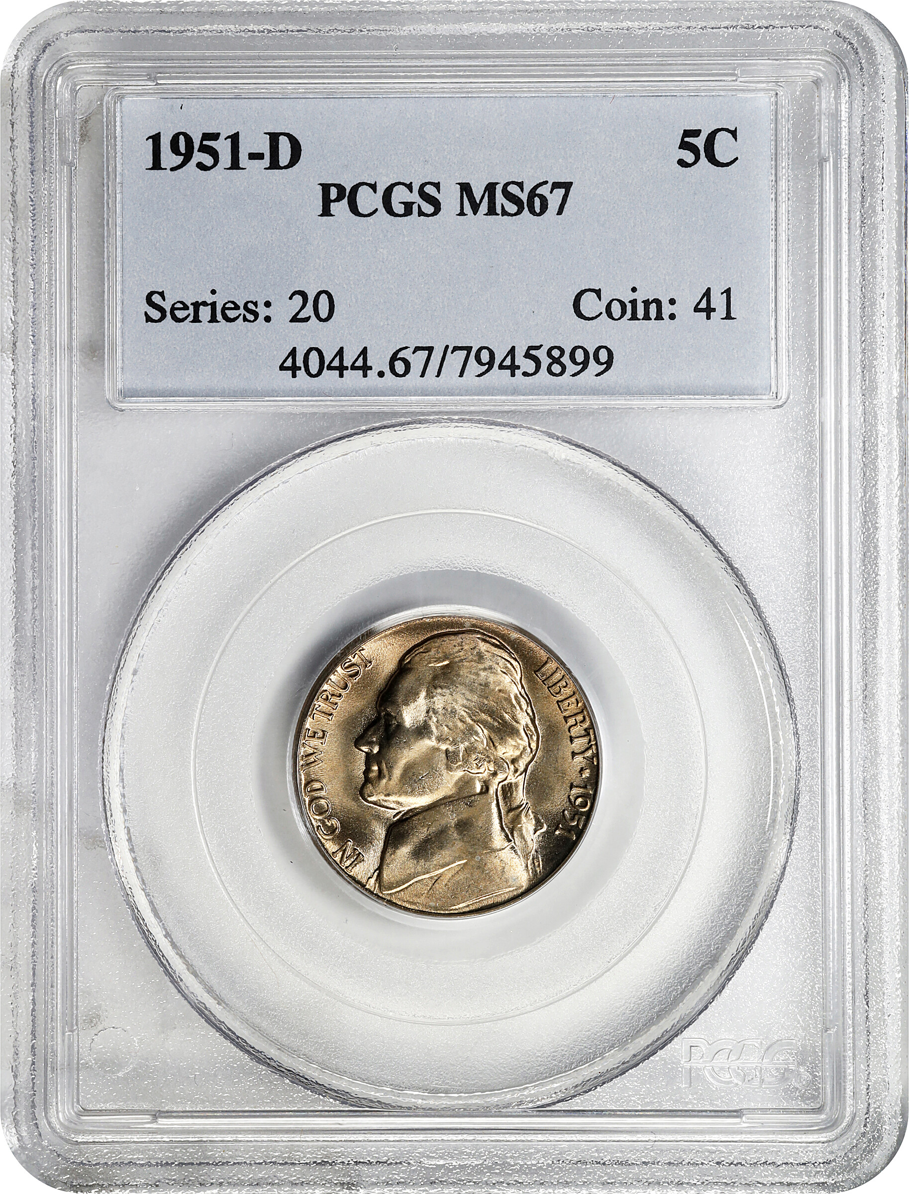 1951-D 5c MS67 thumbnail 8