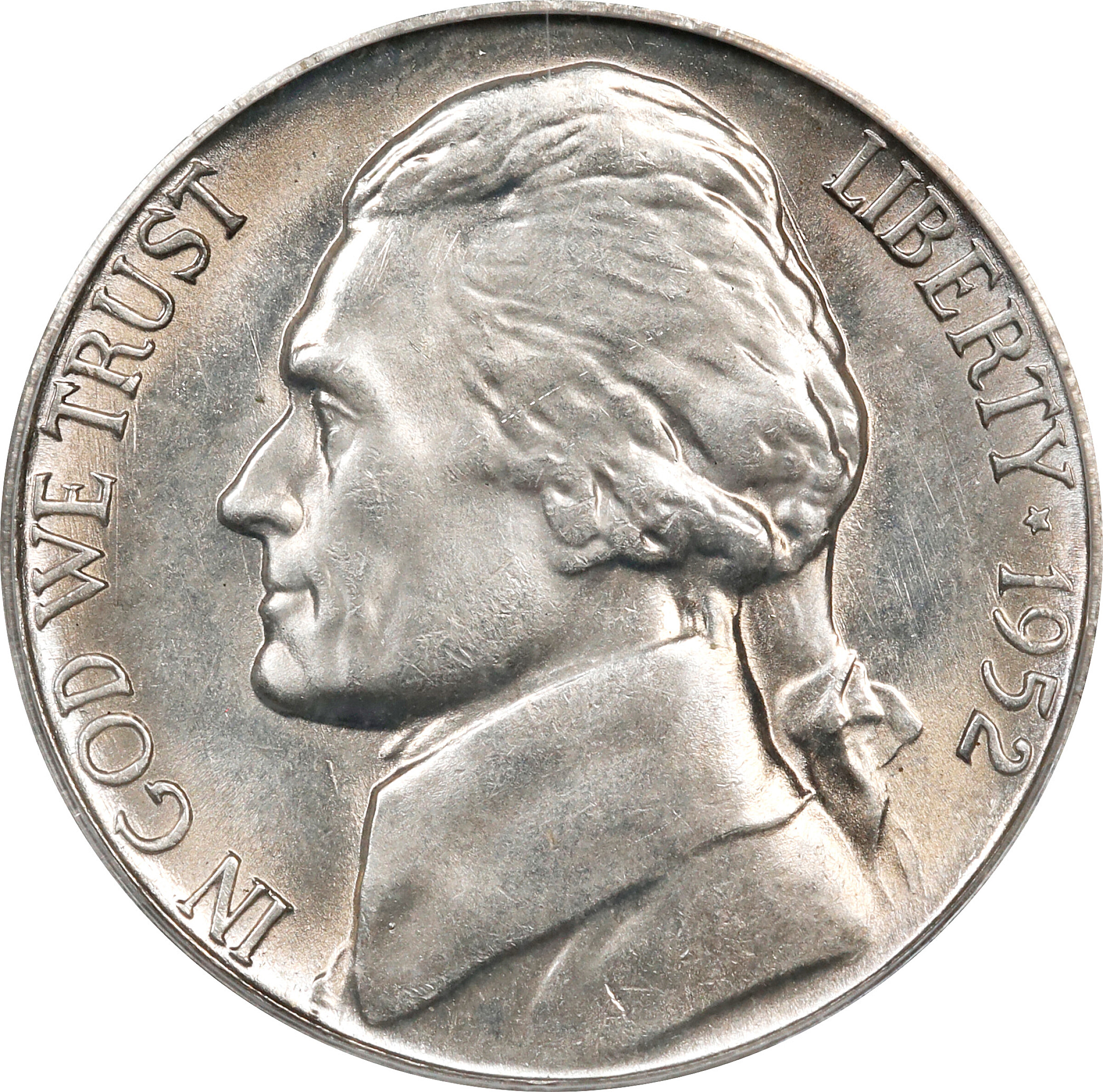 1952-S Jefferson Nickel. MS-65 FS (PCGS).
