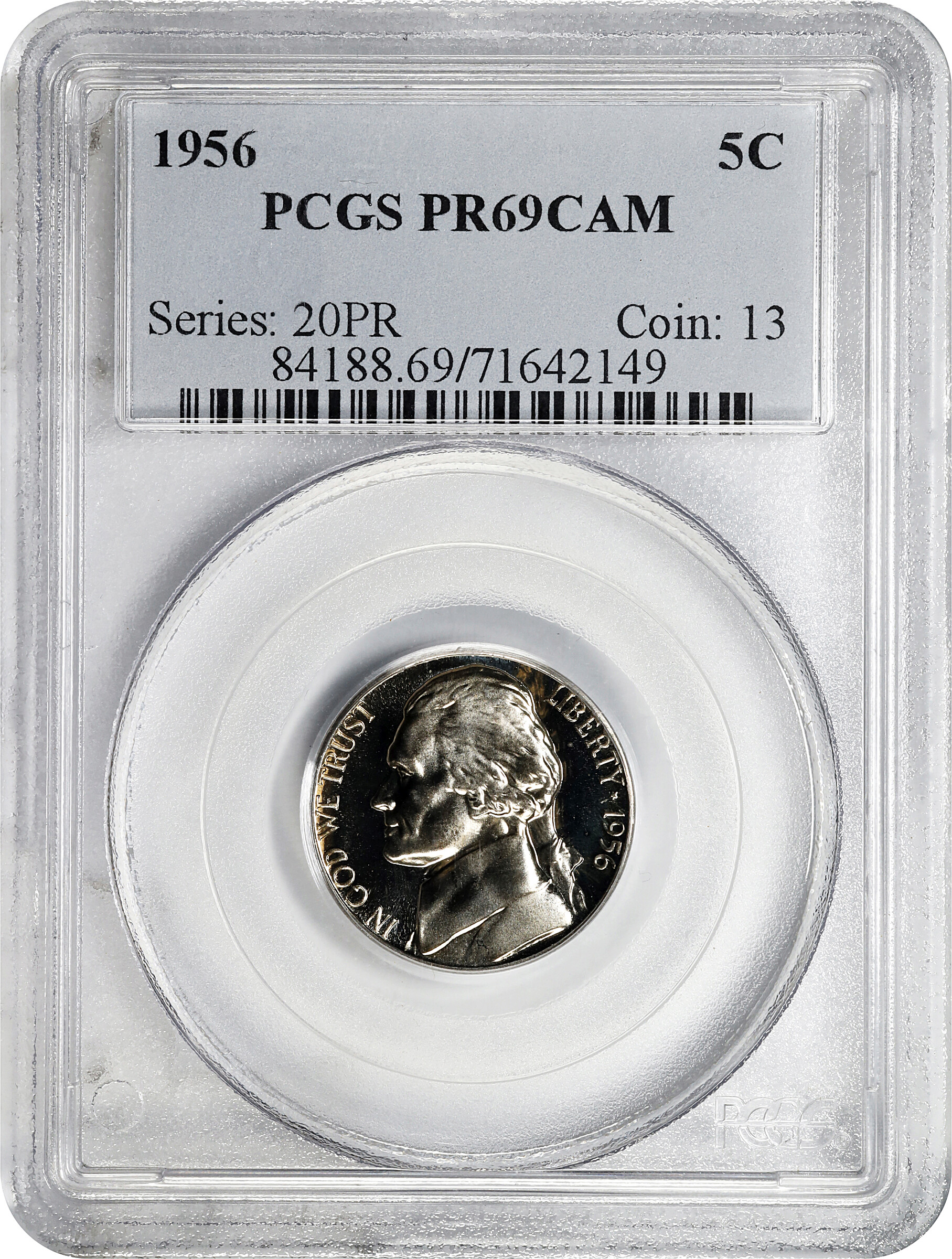 1956 5c PR CAM PR69 CAM thumbnail 8