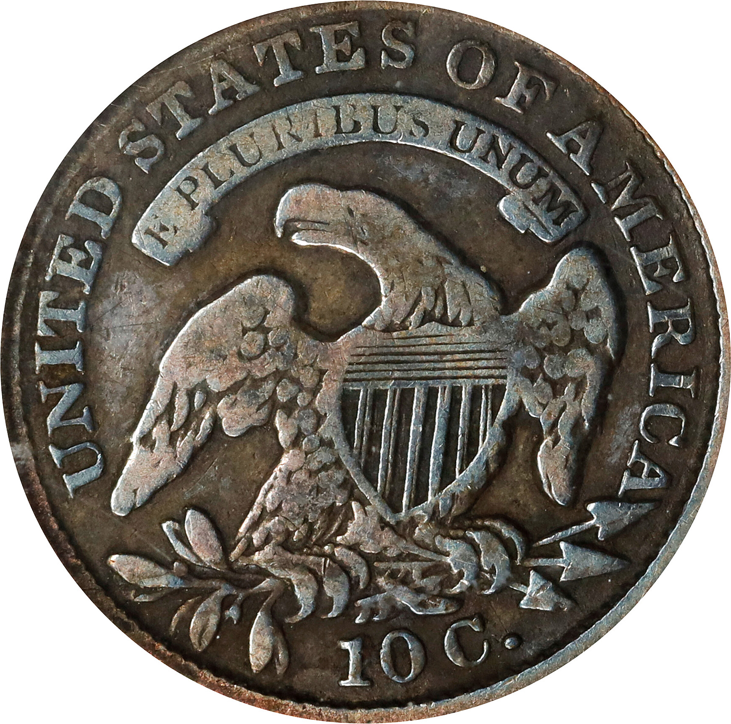 1833 10c VF20 thumbnail 2
