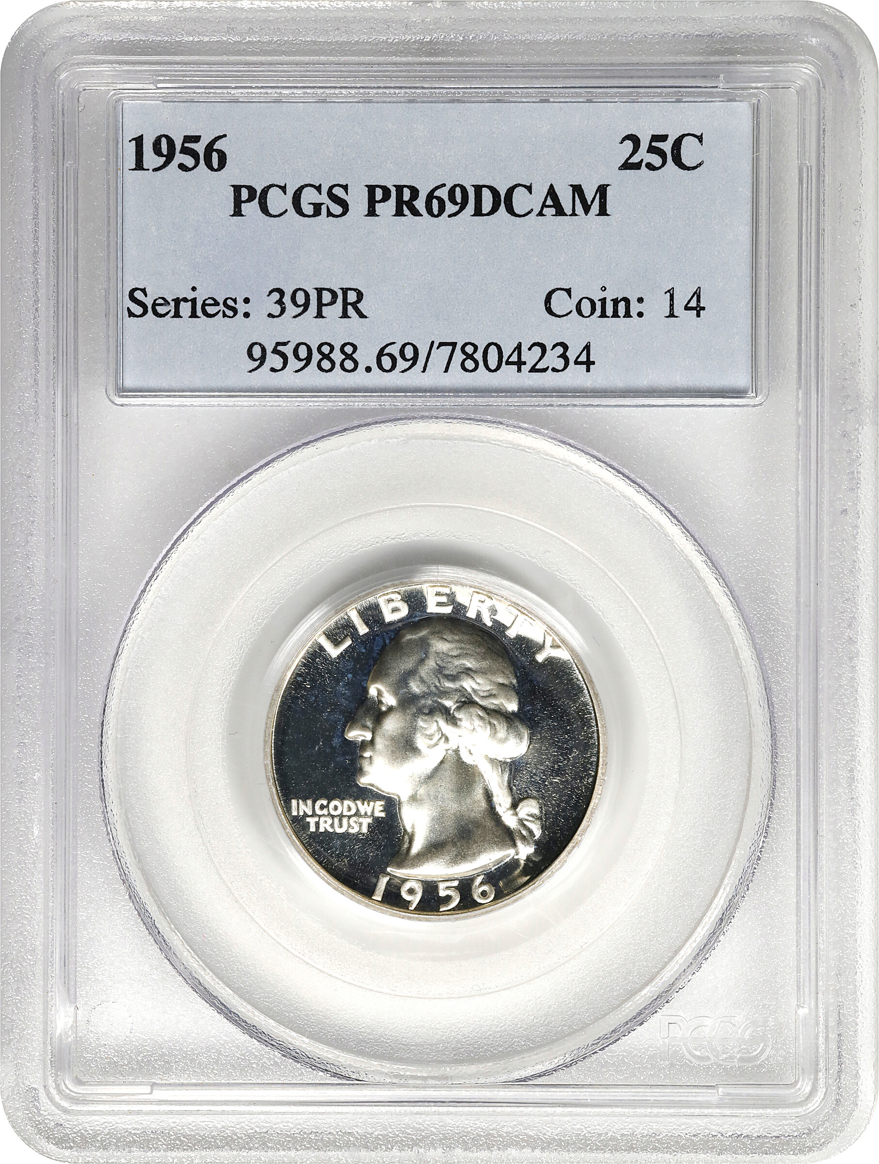 1956 25c PR DCAM PR69 DCAM thumbnail 6