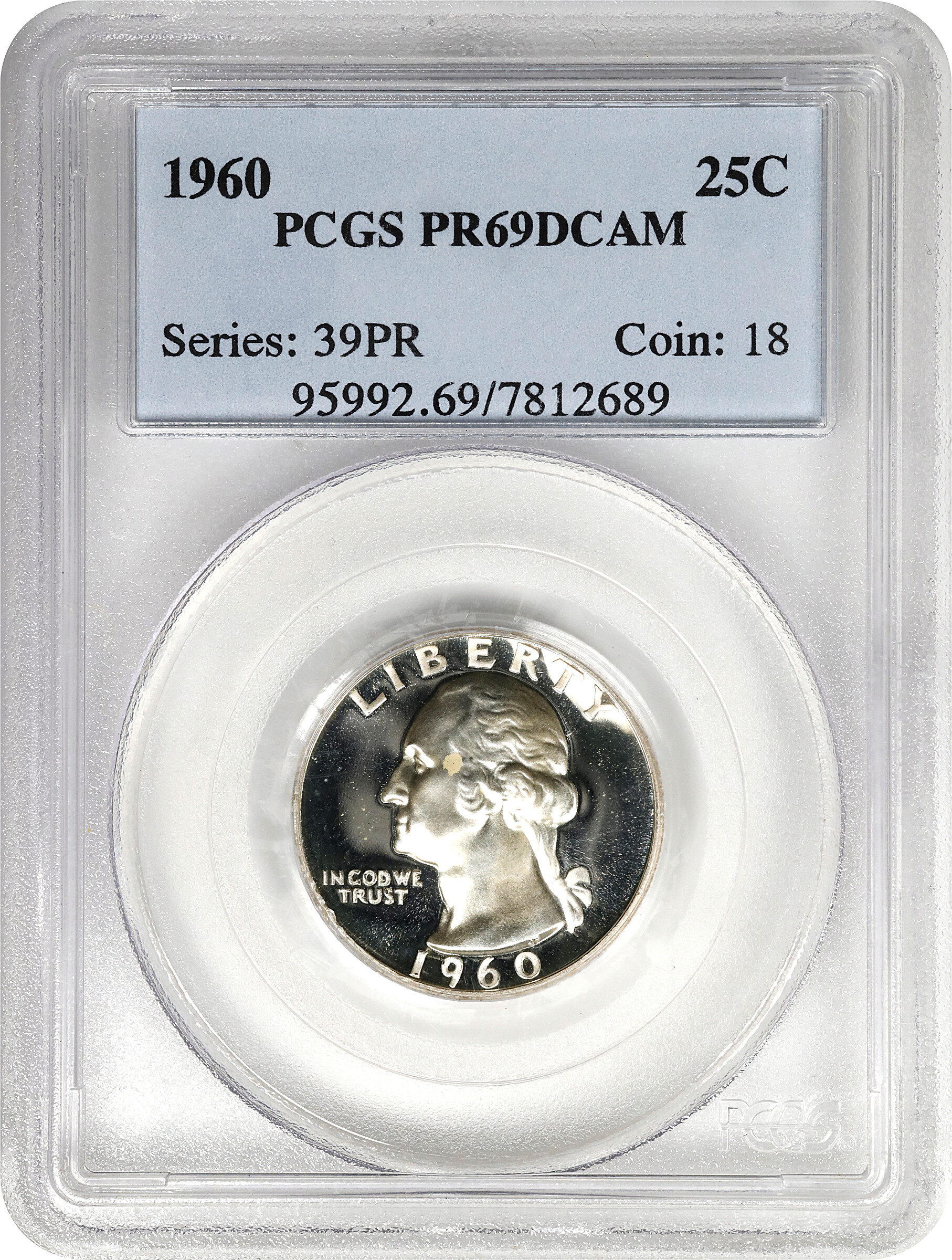 1960 25c PR DCAM PR69 DCAM thumbnail 4