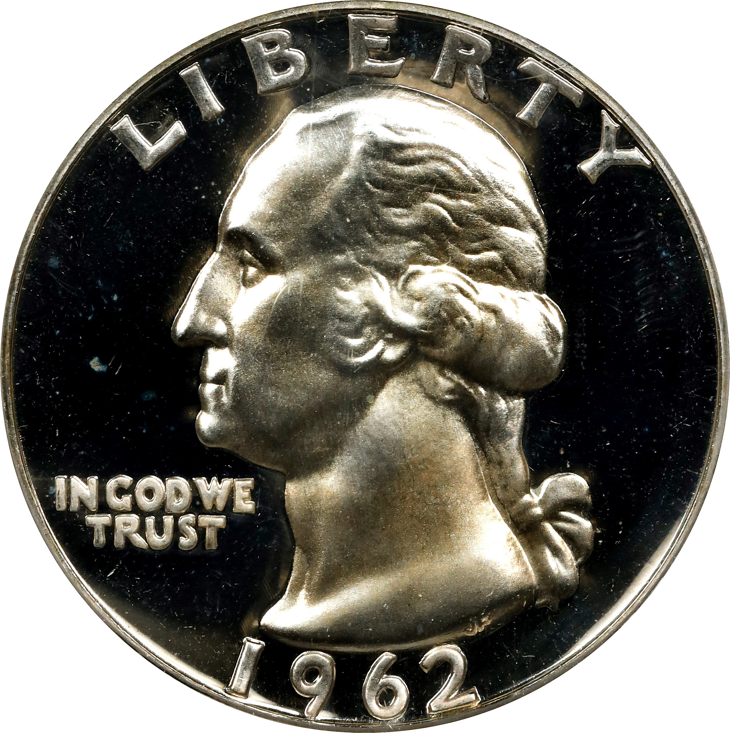 1962 Washington Quarter. Proof-69 Deep Cameo (PCGS).