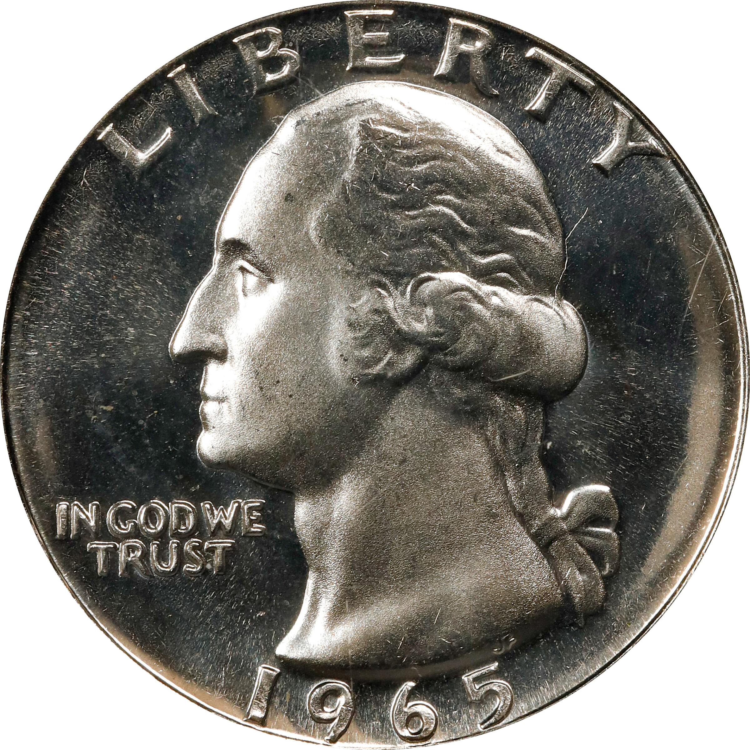 1965 Washington Quarter. SMS. MS-67 Cameo (PCGS).
