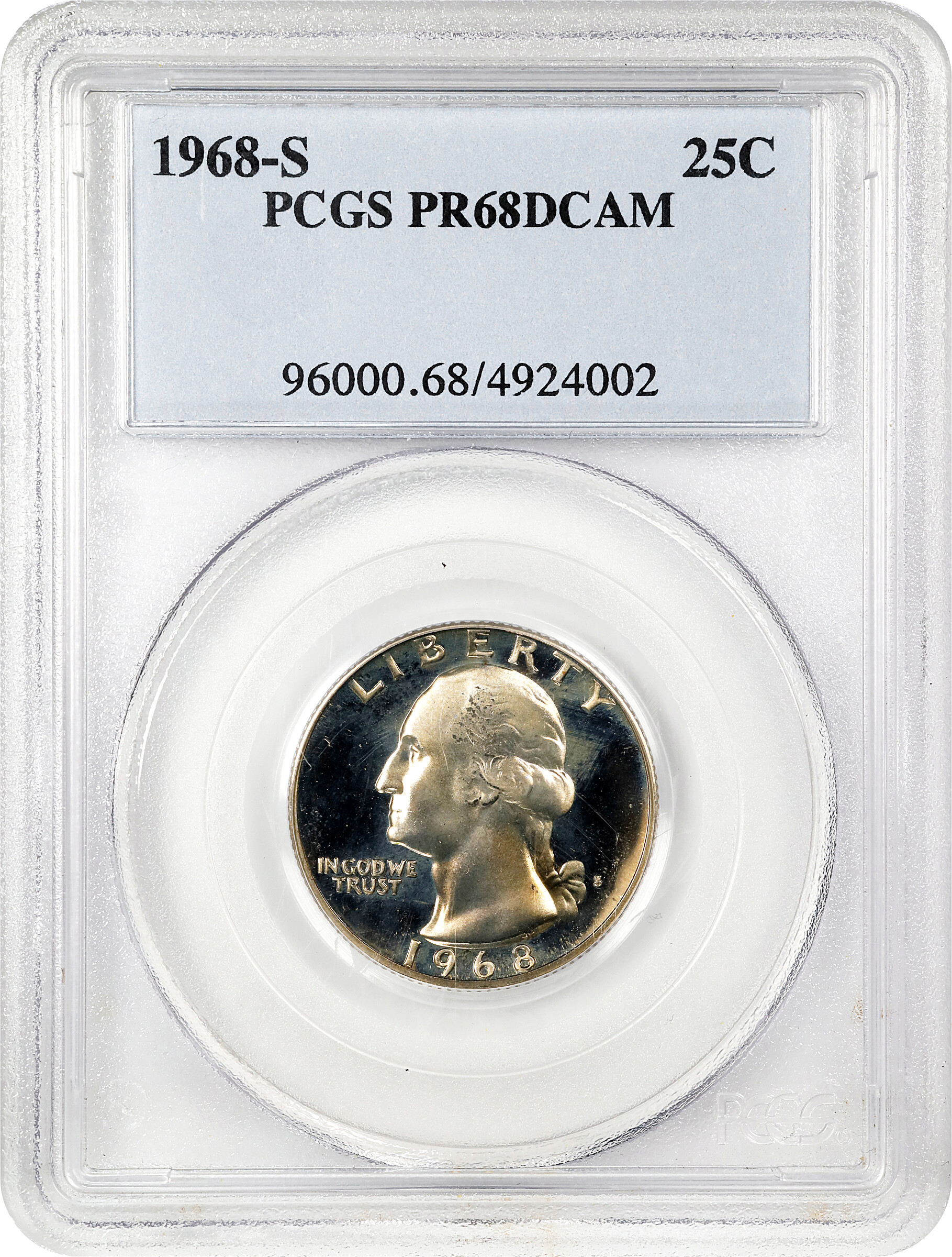1968-S 25c PR DCAM PR64 DCAM thumbnail 17
