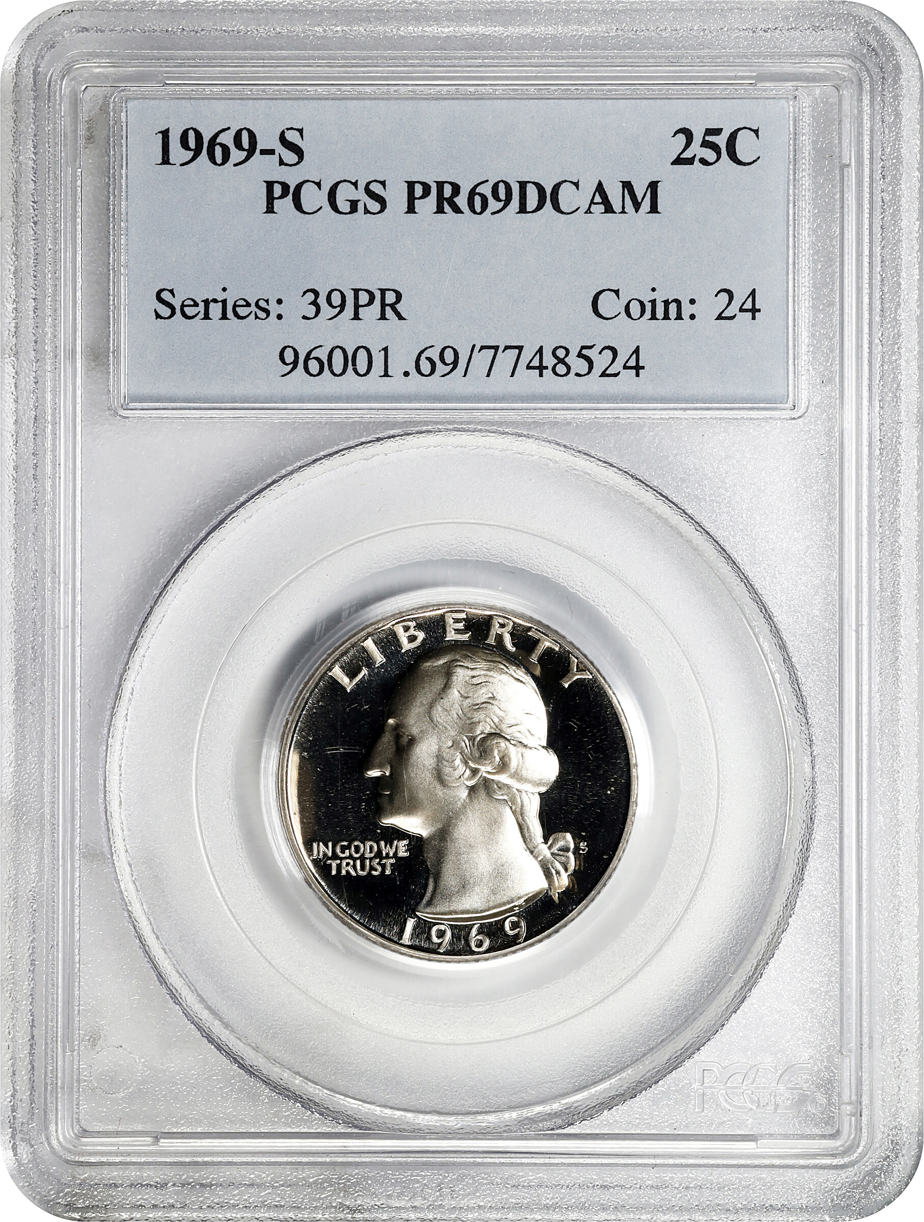 1969-S 25c PR DCAM PR69 DCAM thumbnail 10