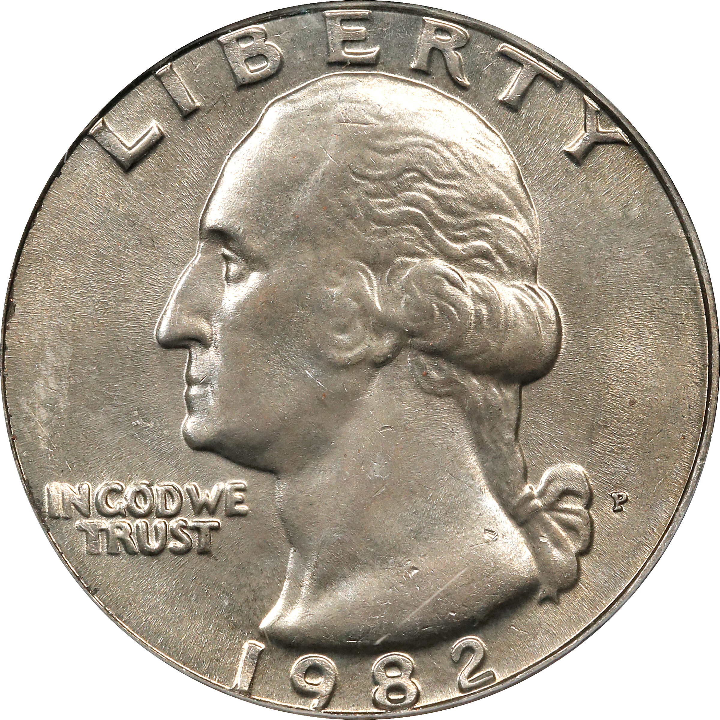 1982-P Washington Quarter. MS-67 (PCGS).