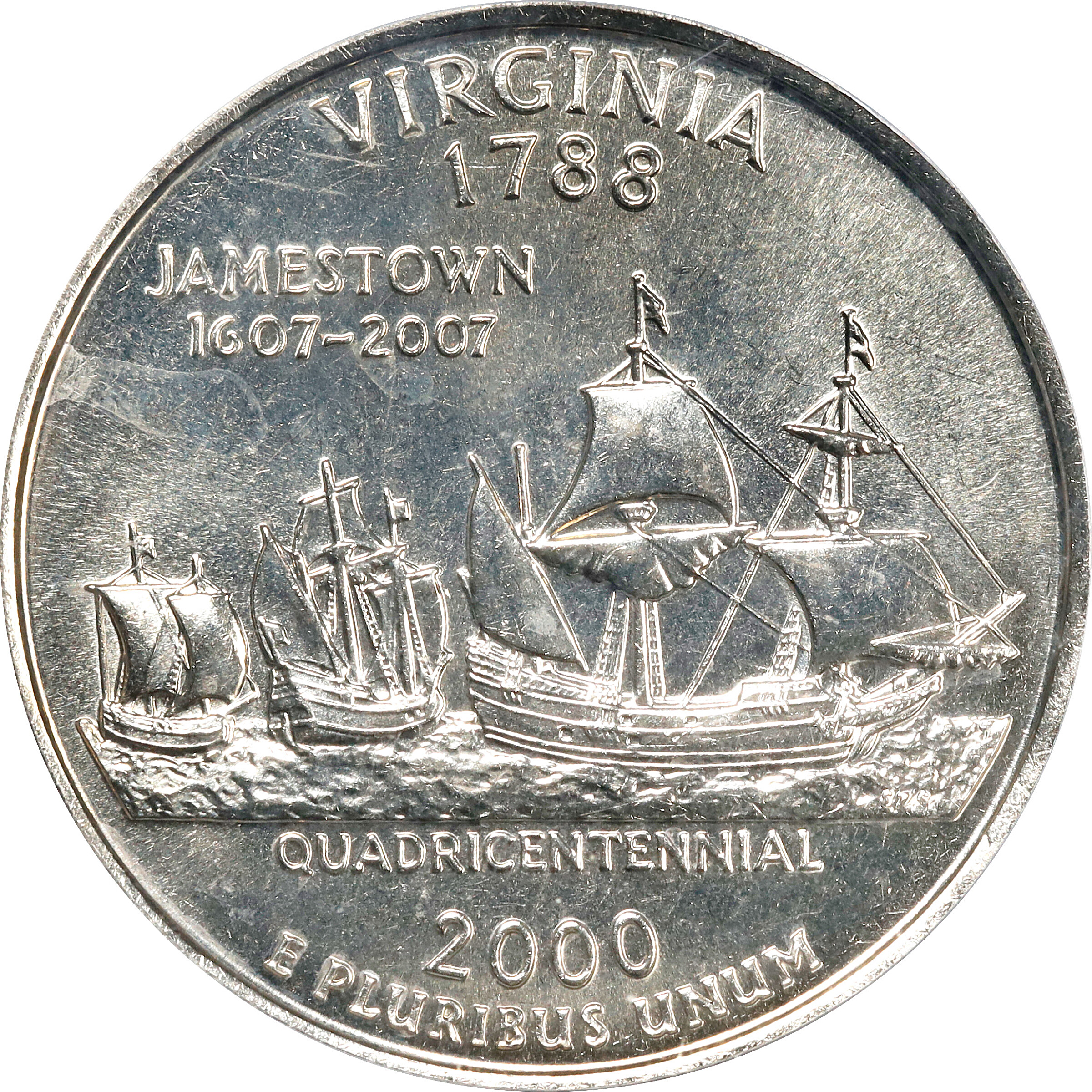 2000-D 25c Virginia MS68 thumbnail 5