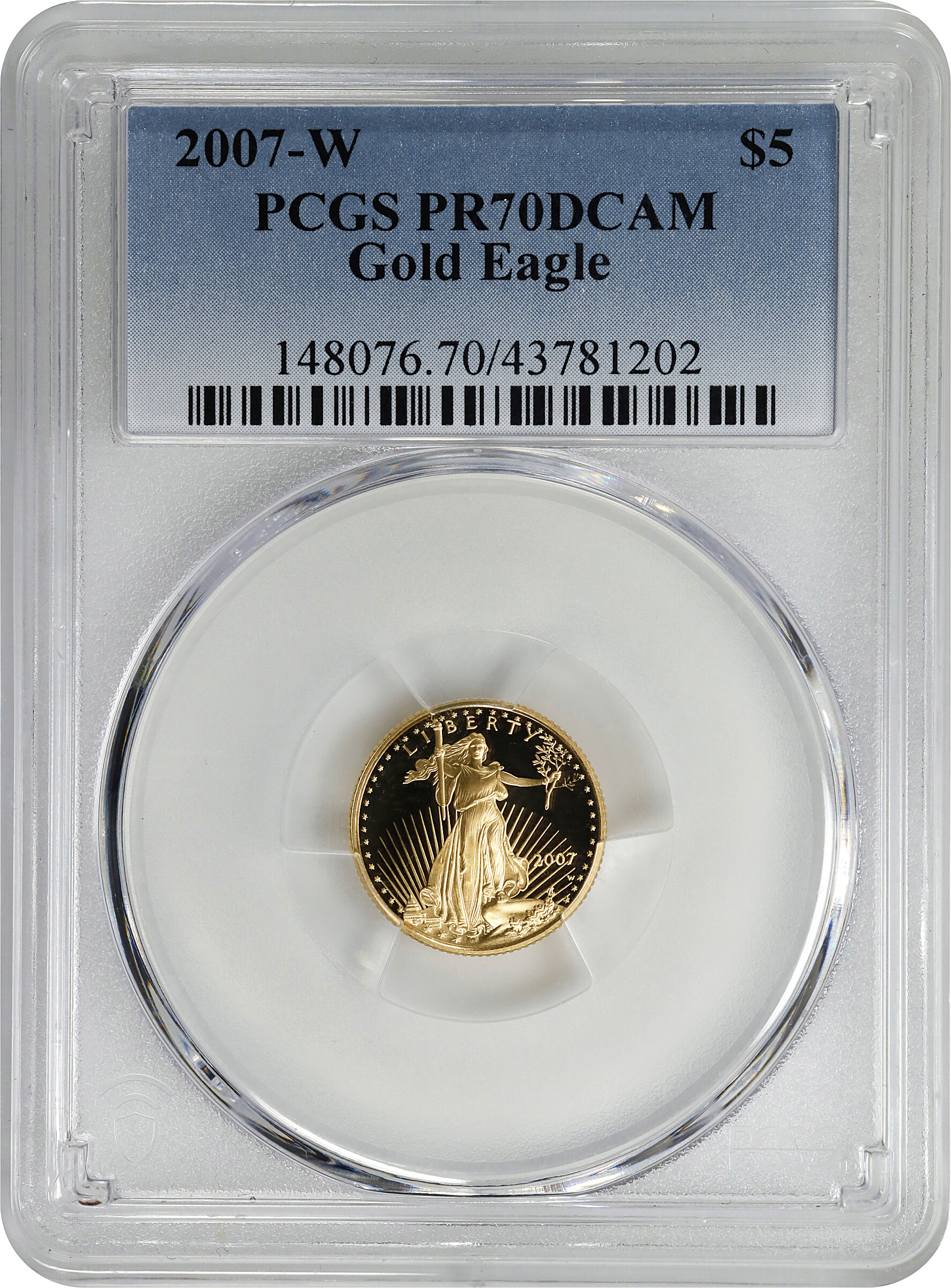 2007-W $5  Gold Eagle PR DCAM PR67 DCAM thumbnail 24
