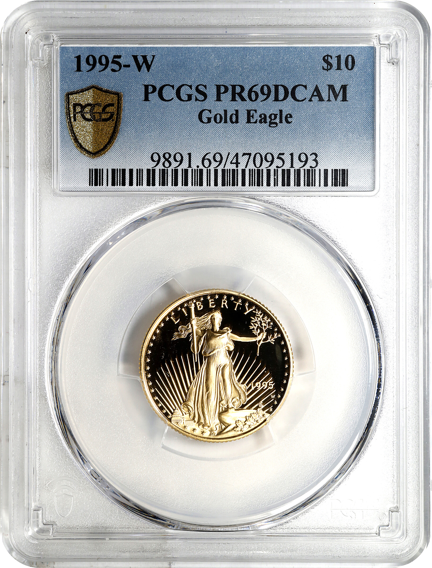 1995-W $10  Gold Eagle PR DCAM PR66 DCAM thumbnail 16