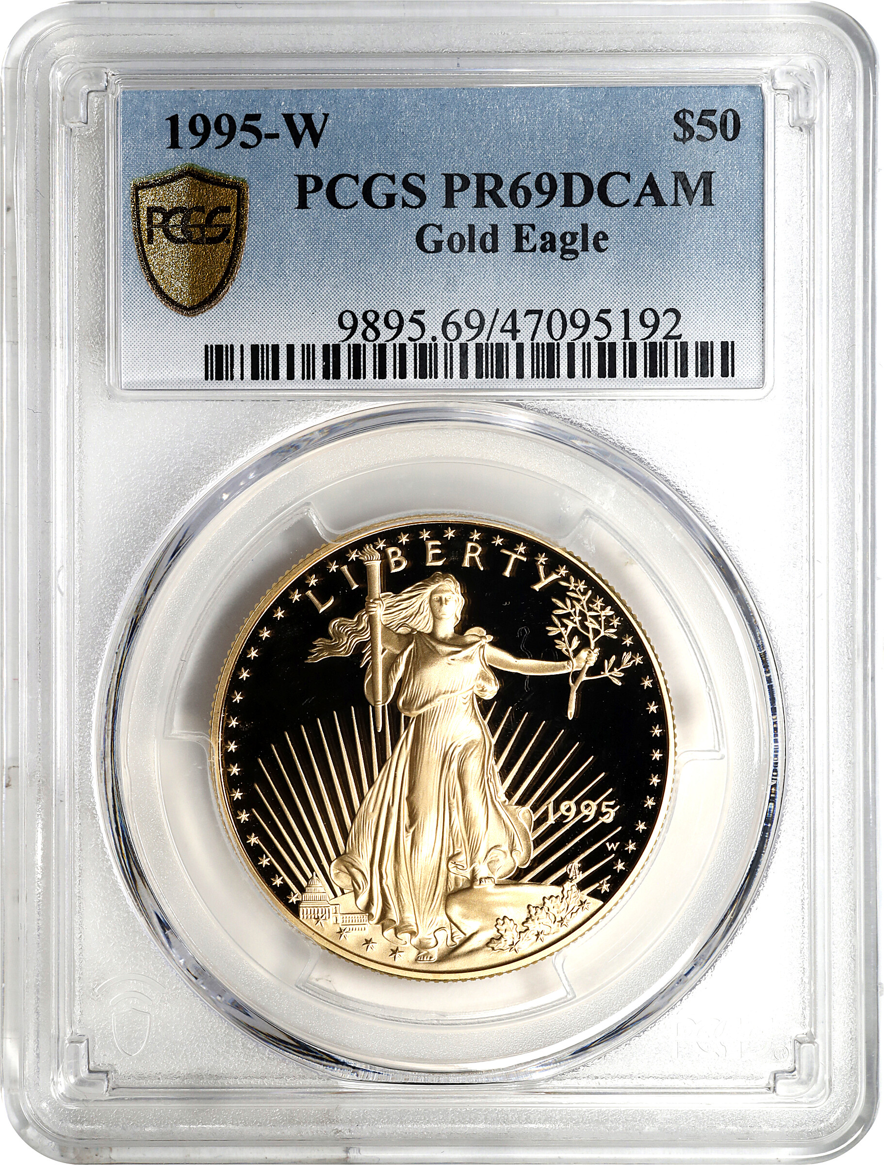1995-W G$50  Gold Eagle PR DCAM PR65 DCAM thumbnail 13