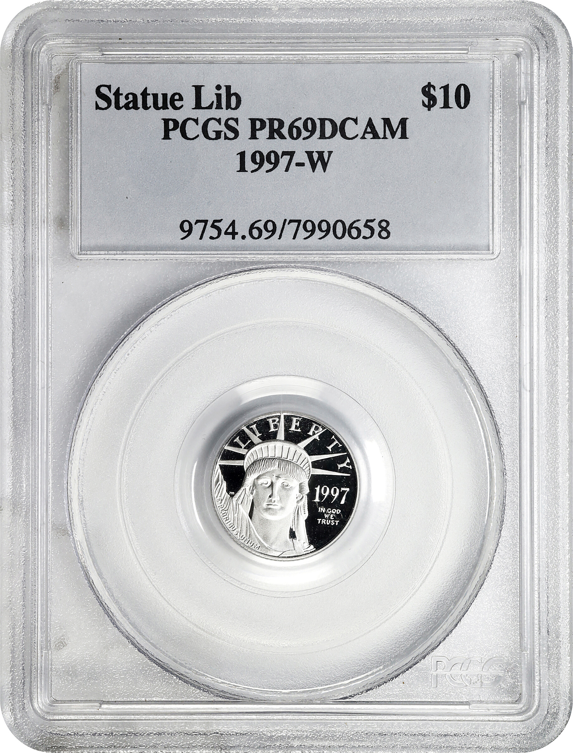 1997-W $10  Platinum Eagle PR DCAM PR66 DCAM thumbnail 12