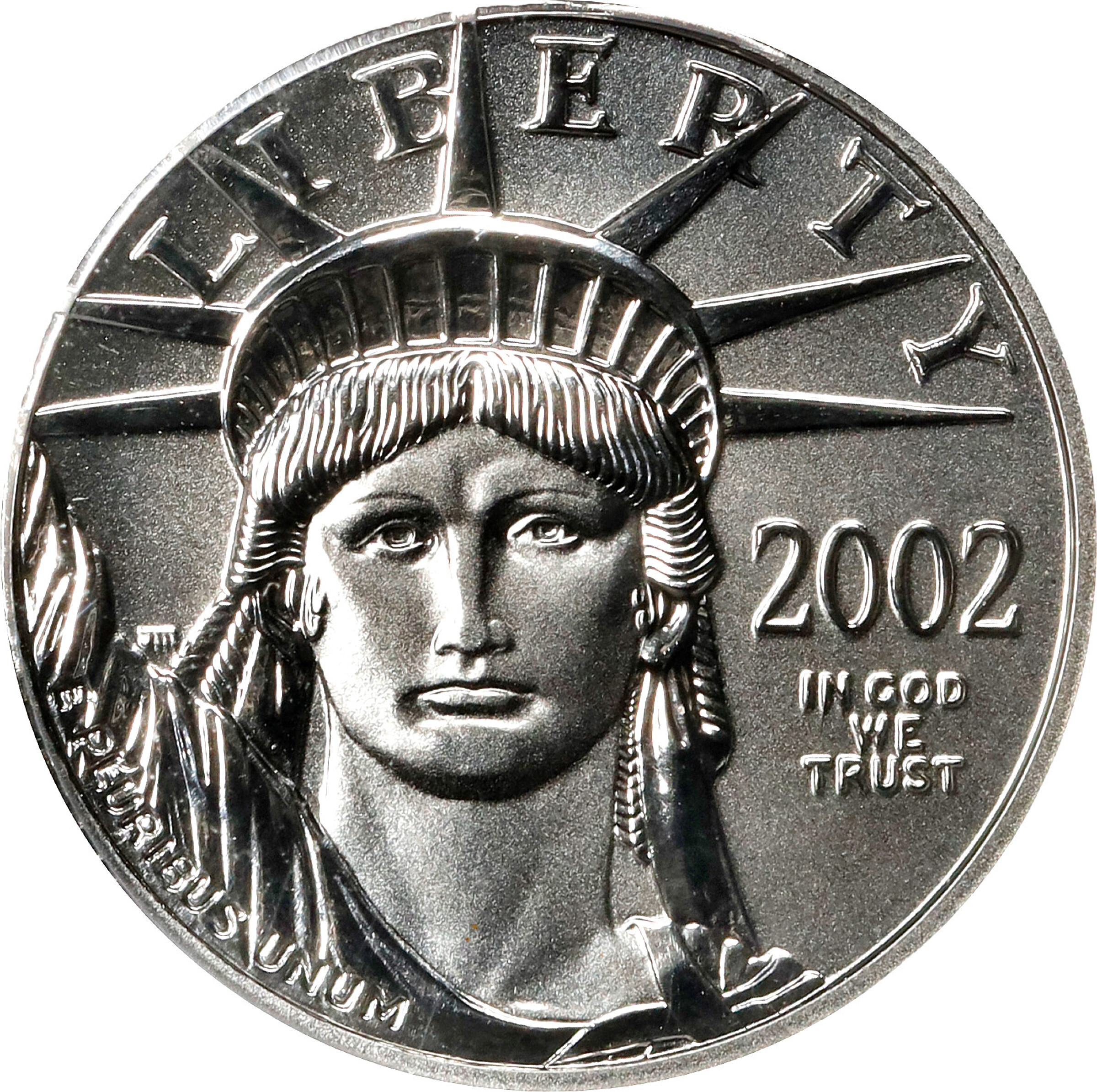 2002 Tenth-Ounce Platinum Eagle. MS-70 (PCGS).