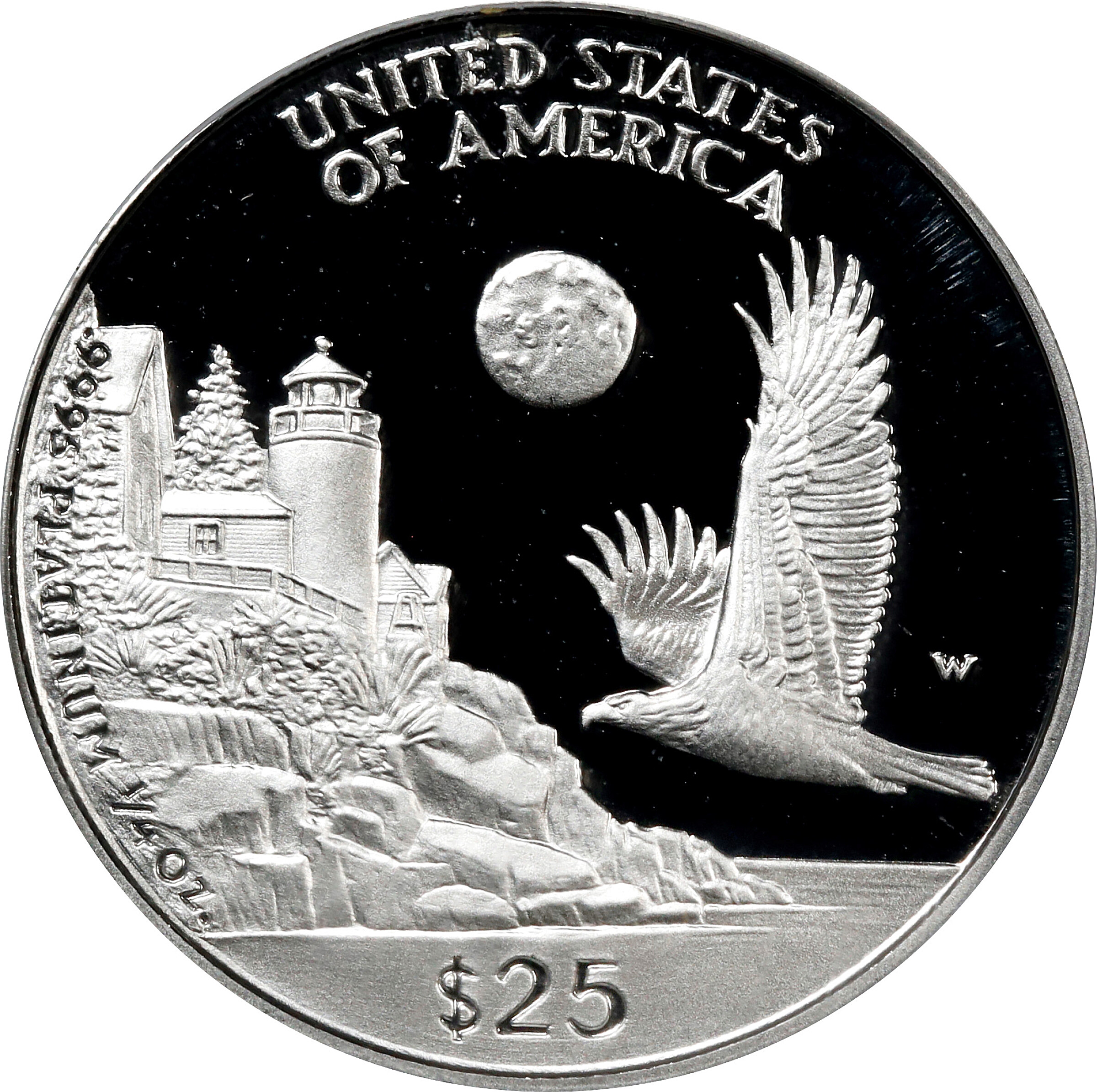 1998-W $25  Platinum Eagle PR DCAM PR65 DCAM thumbnail 2