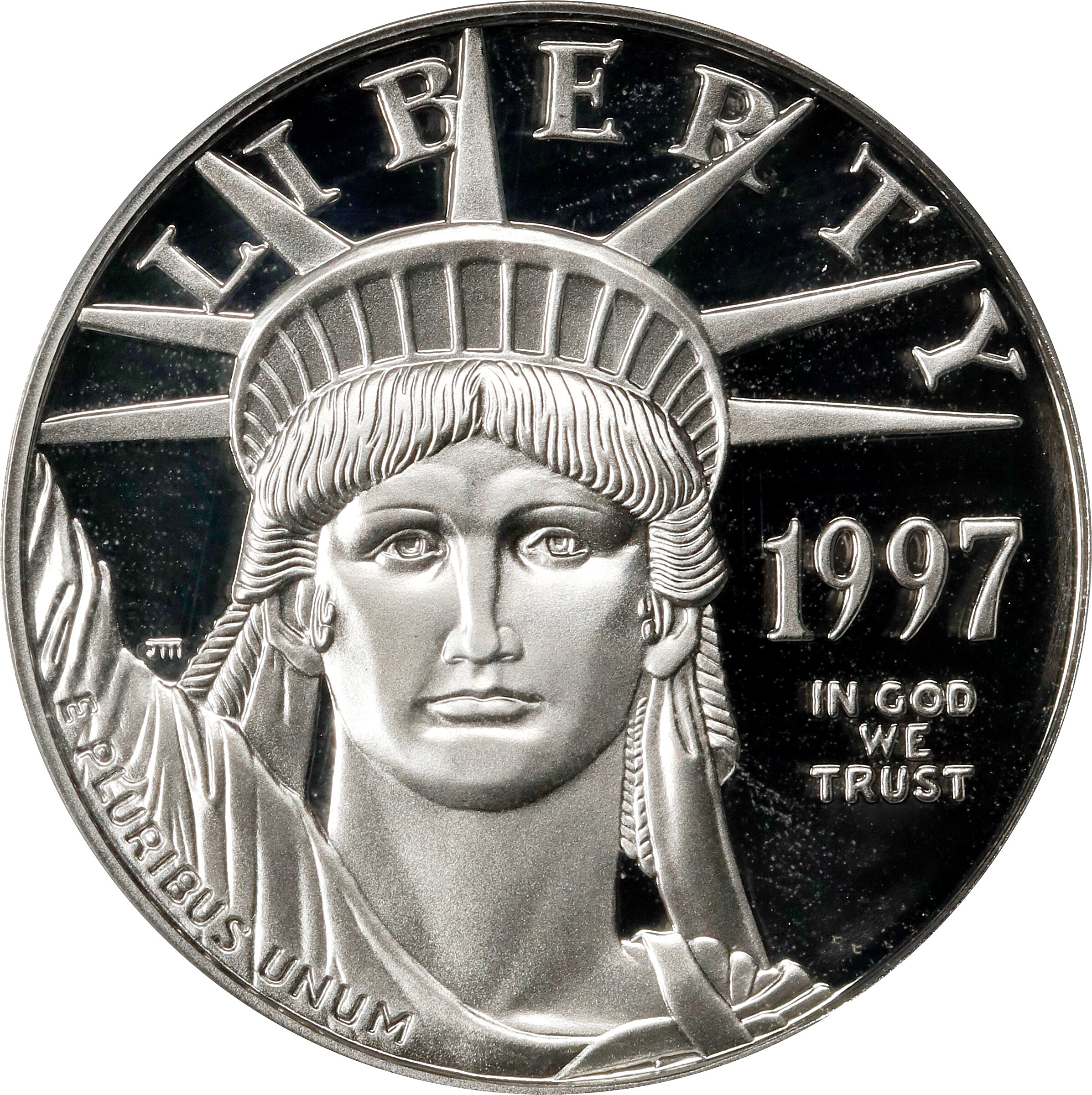 1997-W Half-Ounce Platinum Eagle. Proof-69 Deep Cameo (PCGS).