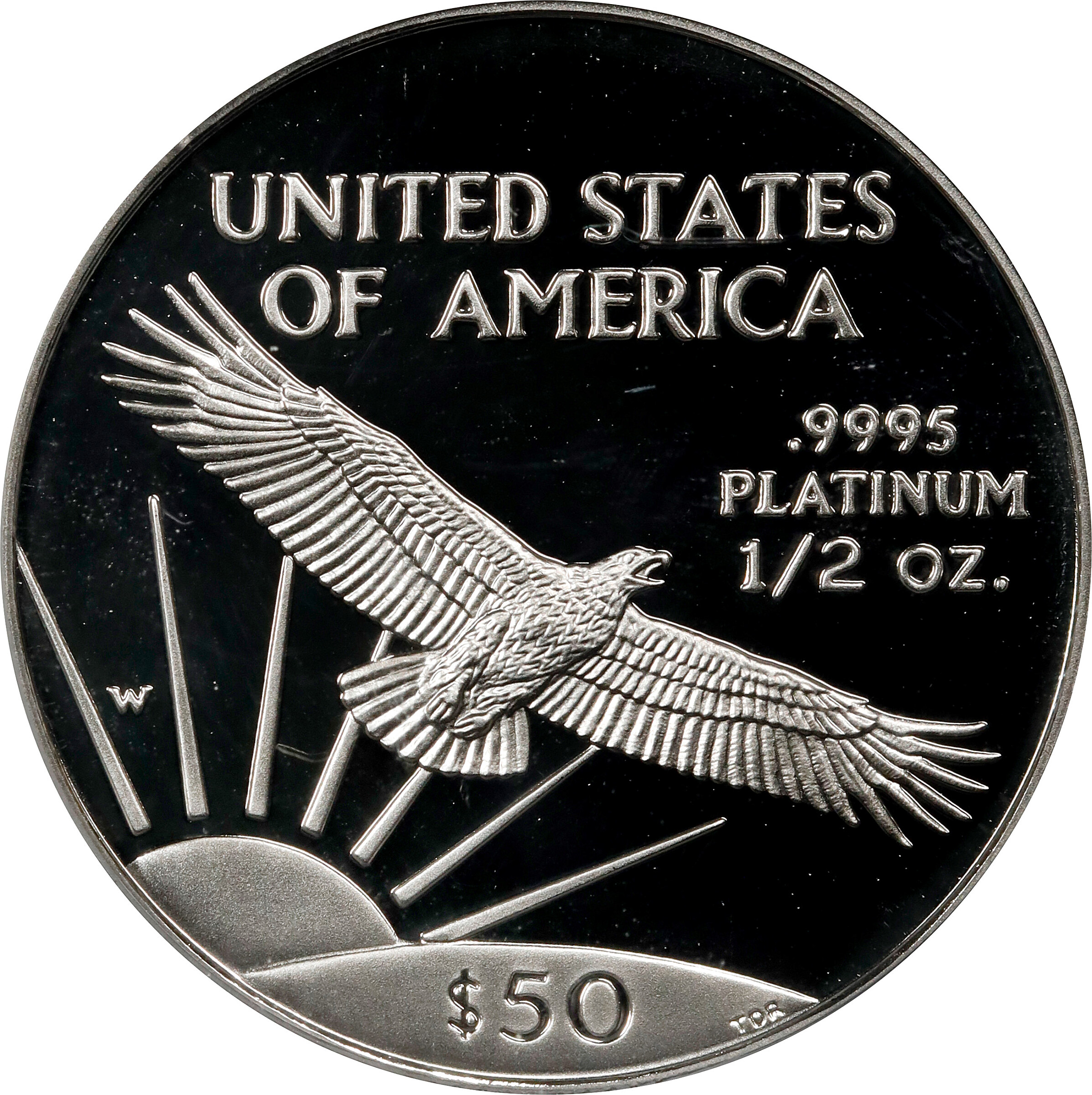 1997-W P$50  Platinum Eagle PR DCAM PR65 DCAM thumbnail 3