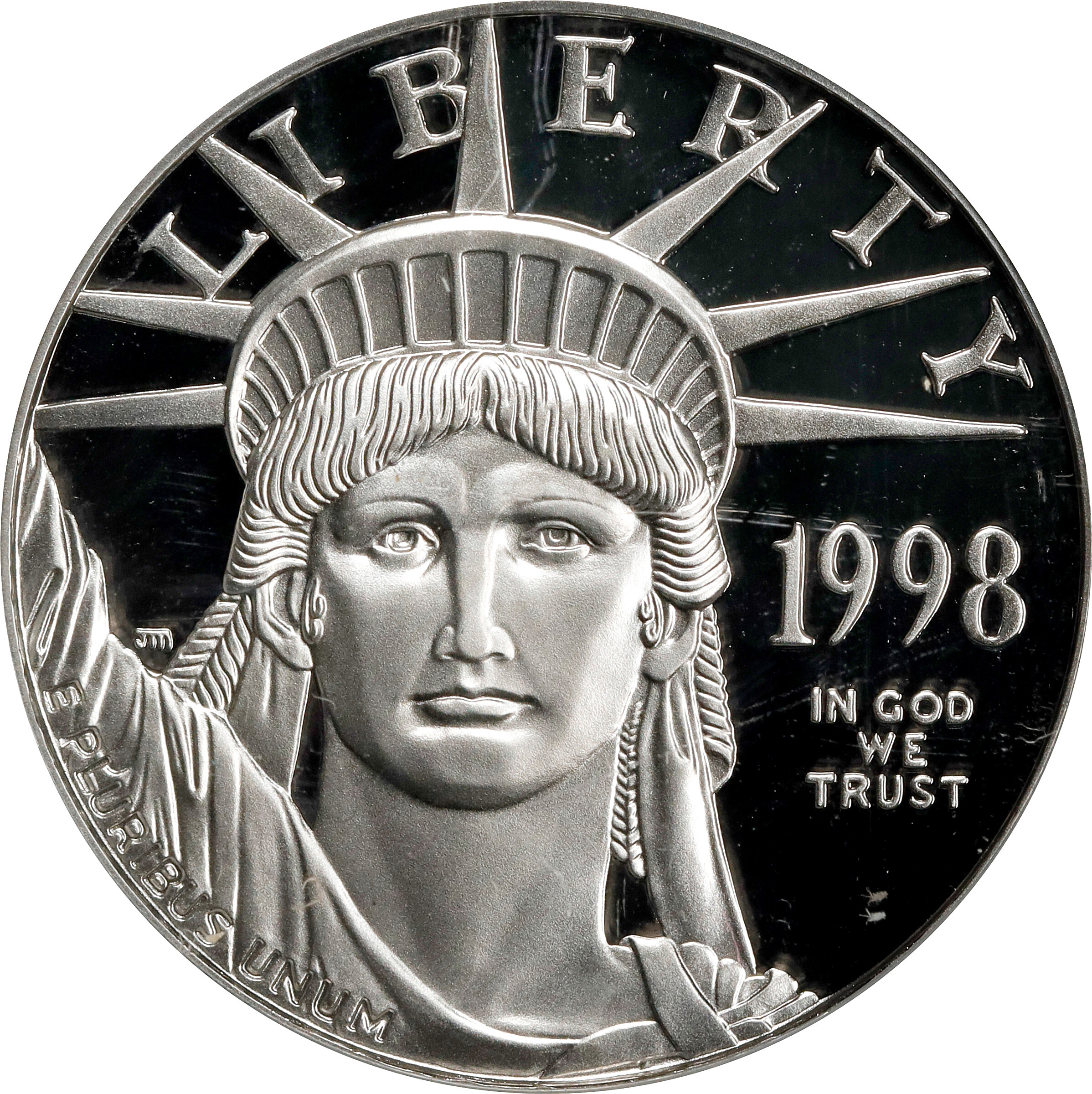 1998-W Half-Ounce Platinum Eagle. Proof-70 Deep Cameo (PCGS).