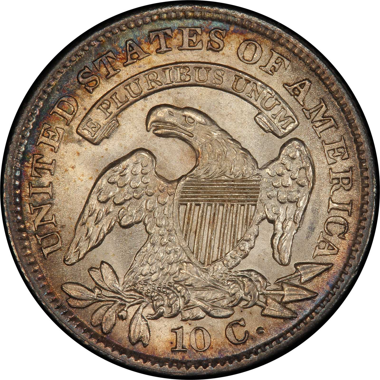 1836 10c JR-3 MS66 CAC thumbnail 13