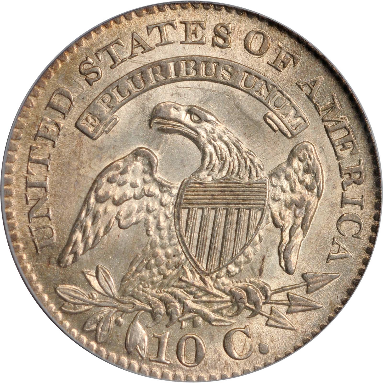 1820 10c Small 0, JR-2 MS66 thumbnail 16