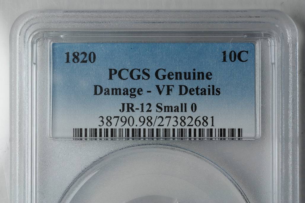 1820 10c Small 0, JR-12 G4 thumbnail 9