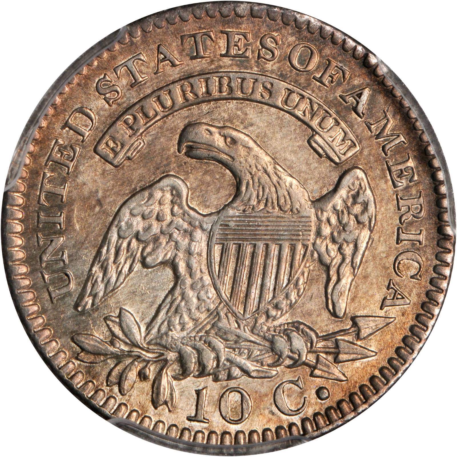 1820 10c Small 0, JR-7 AG3 thumbnail 2