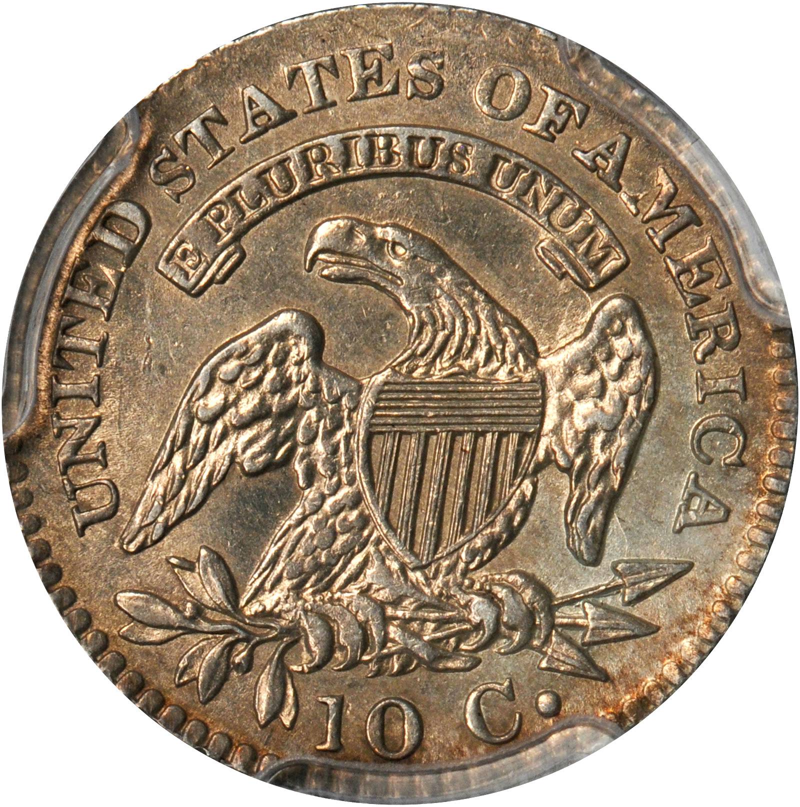1823/2 10c Large E's, JR-3 VF30 CAC thumbnail 25