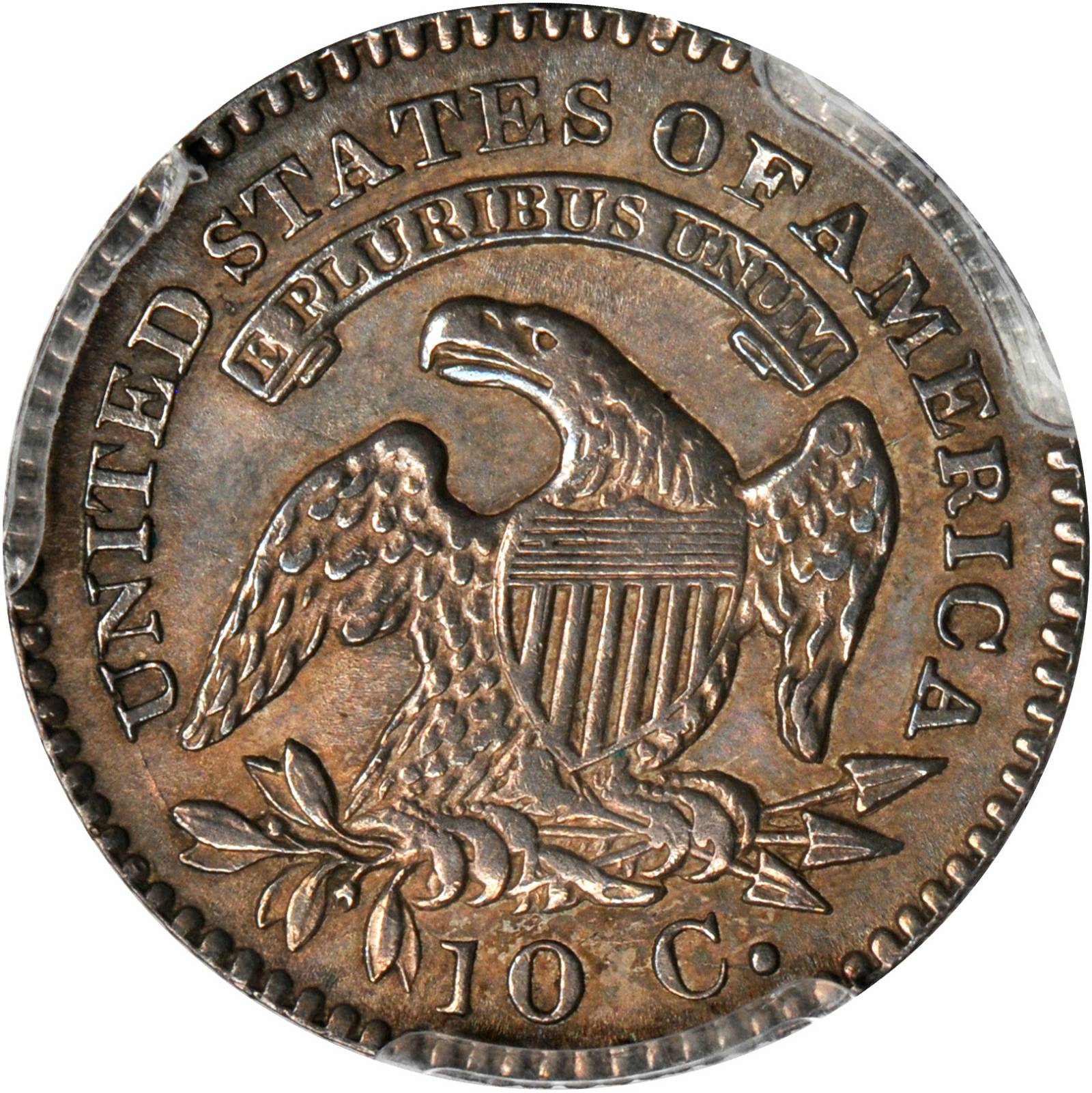1824/2 10c Flat Top 1, JR-1 AG3 thumbnail 5
