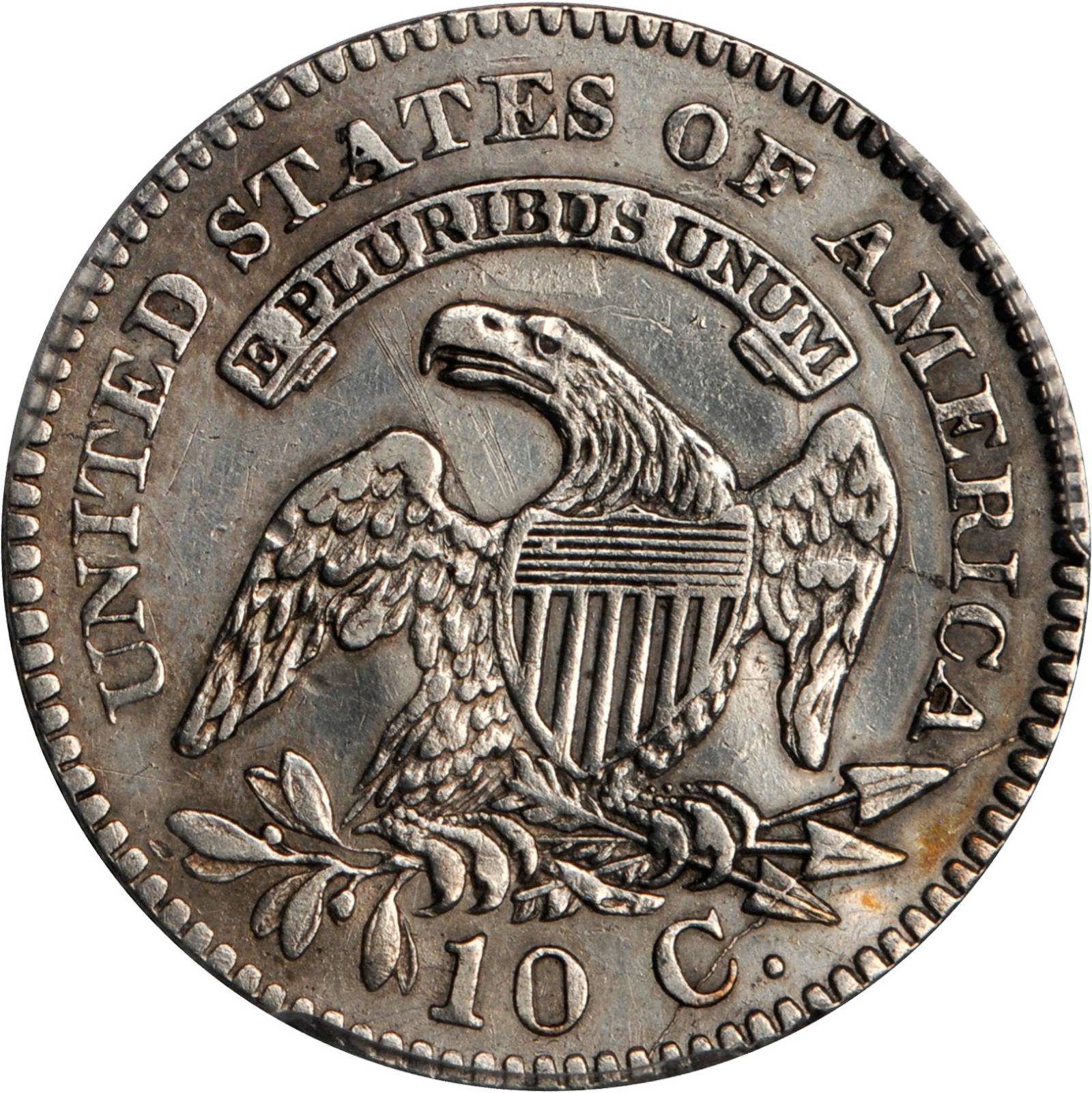 1825 10c JR-3 AG3 CAC thumbnail 4