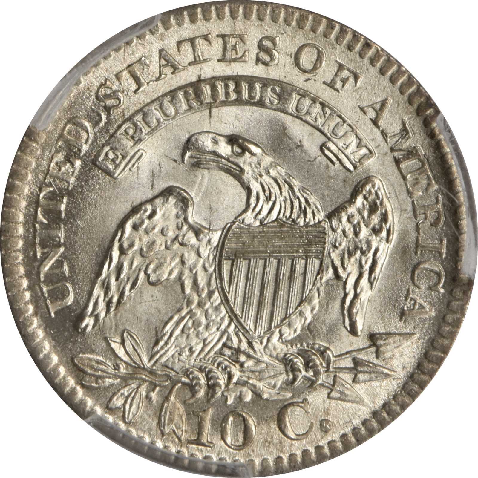 1820 10c Small 0, JR-2 MS66 thumbnail 4
