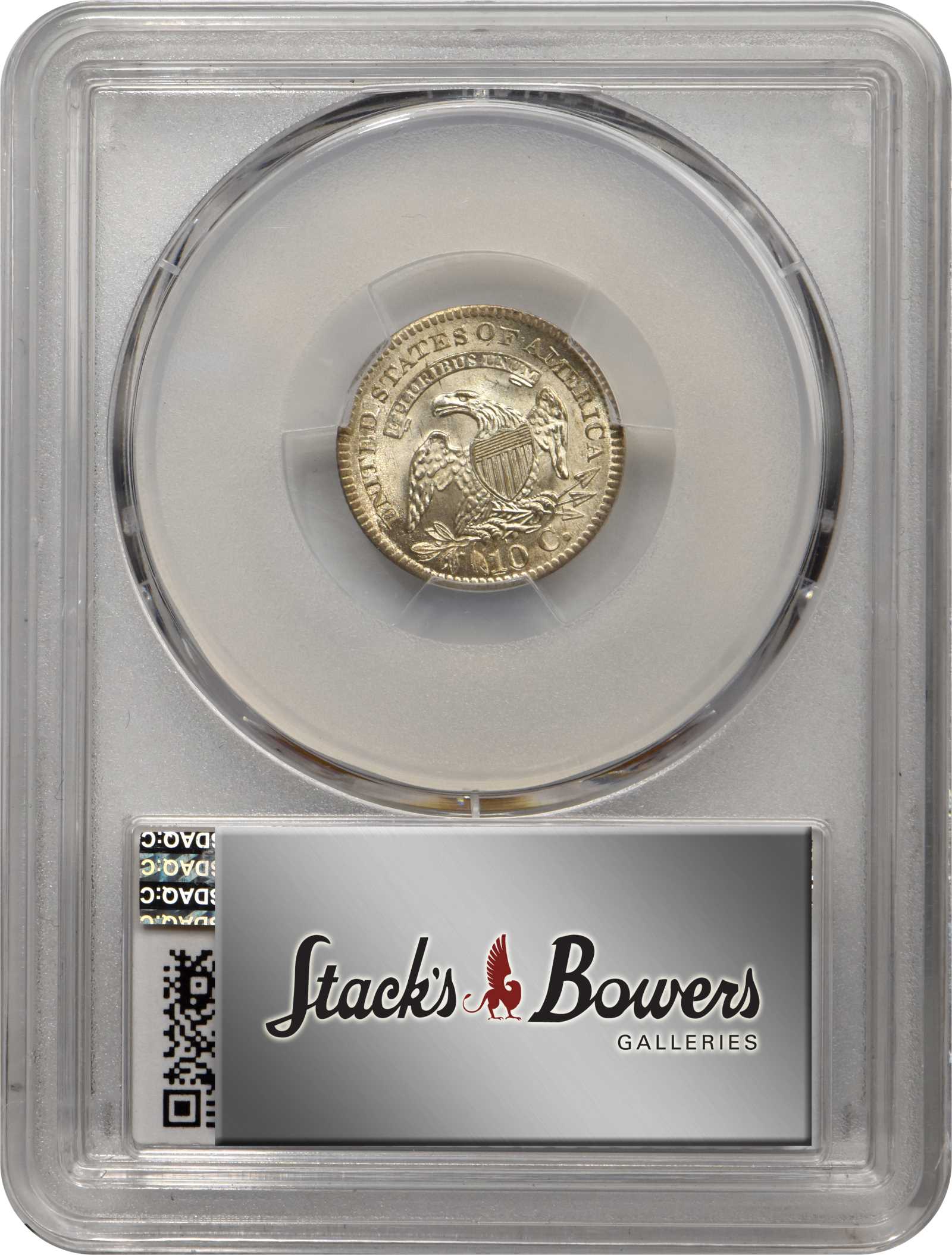 1820 10c Small 0, JR-2 MS66 thumbnail 6