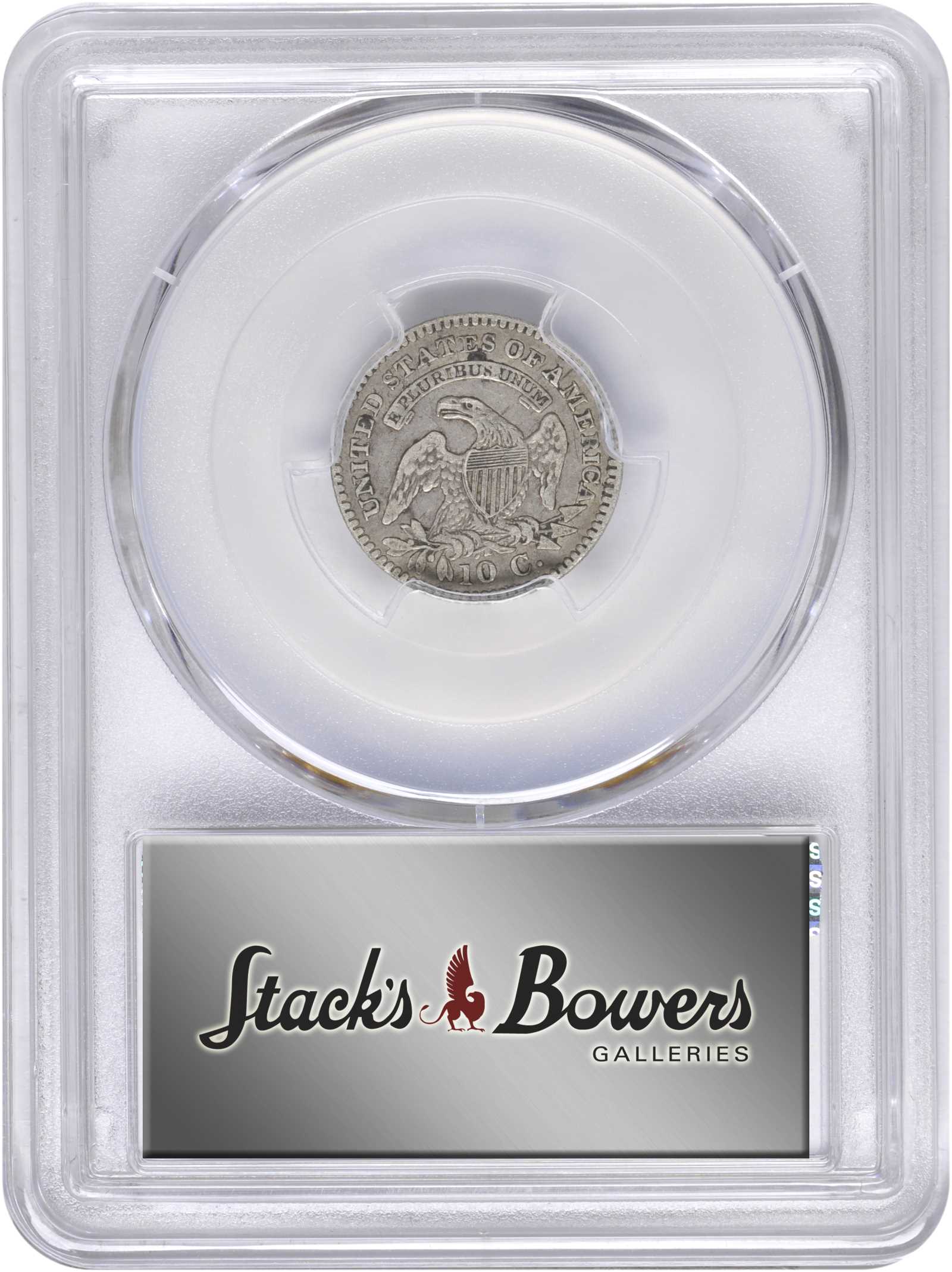 1821 10c Small Date, JR-9 AG3 thumbnail 4