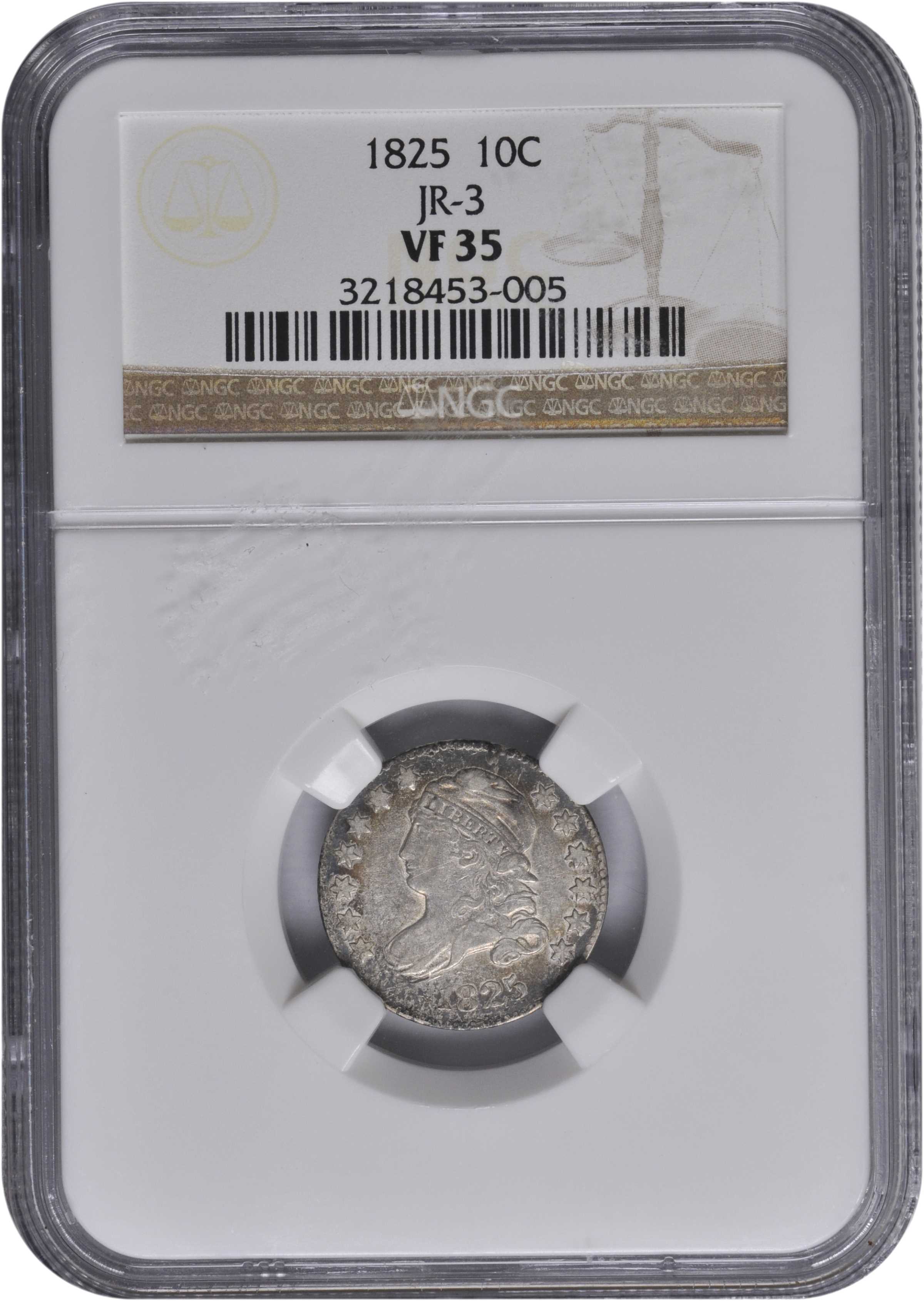 1825 10c VF25 thumbnail 17
