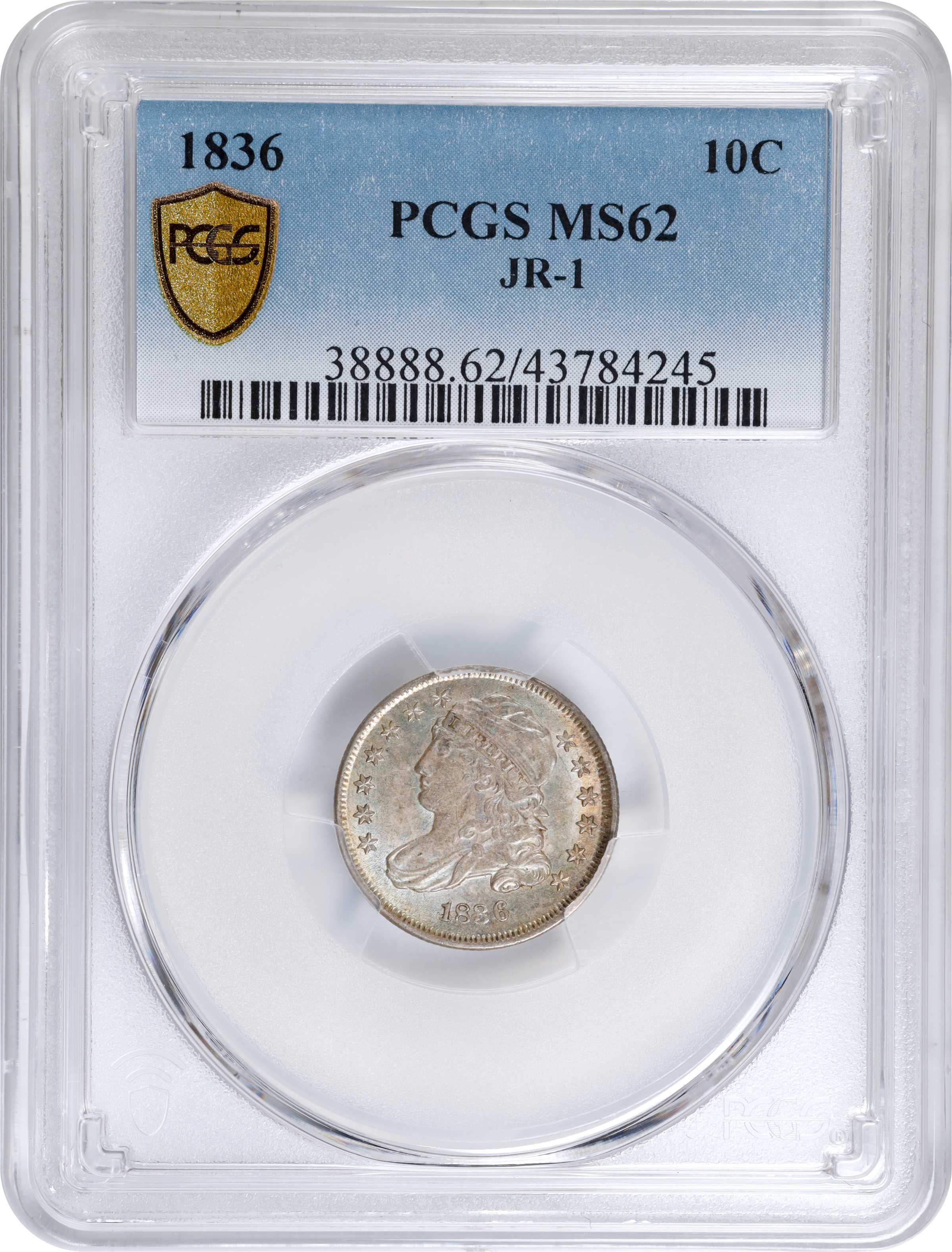 1836 10c JR-1 VF30 thumbnail 21