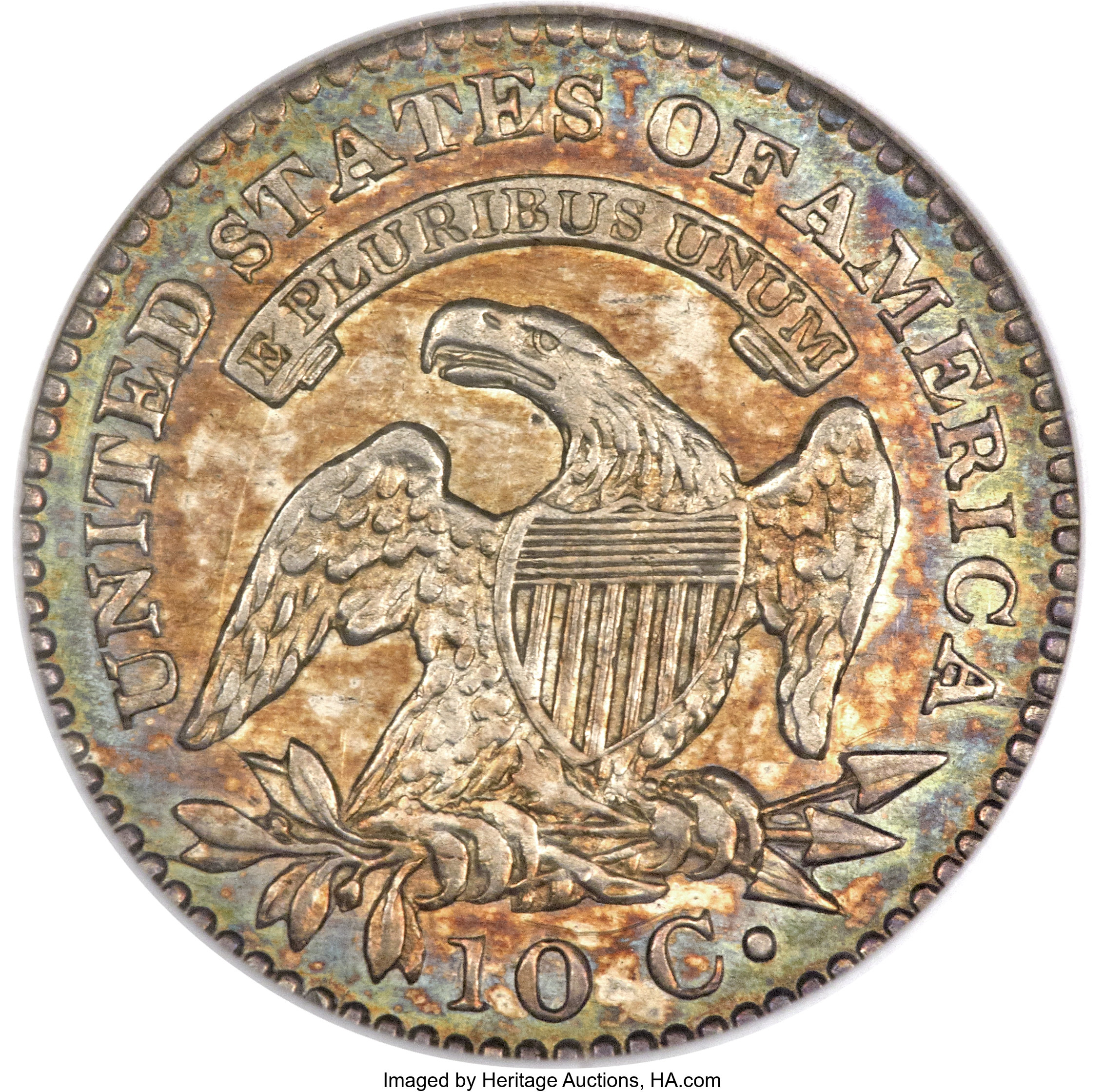 1823/2 10c Large E's, JR-3 VF35 thumbnail 22