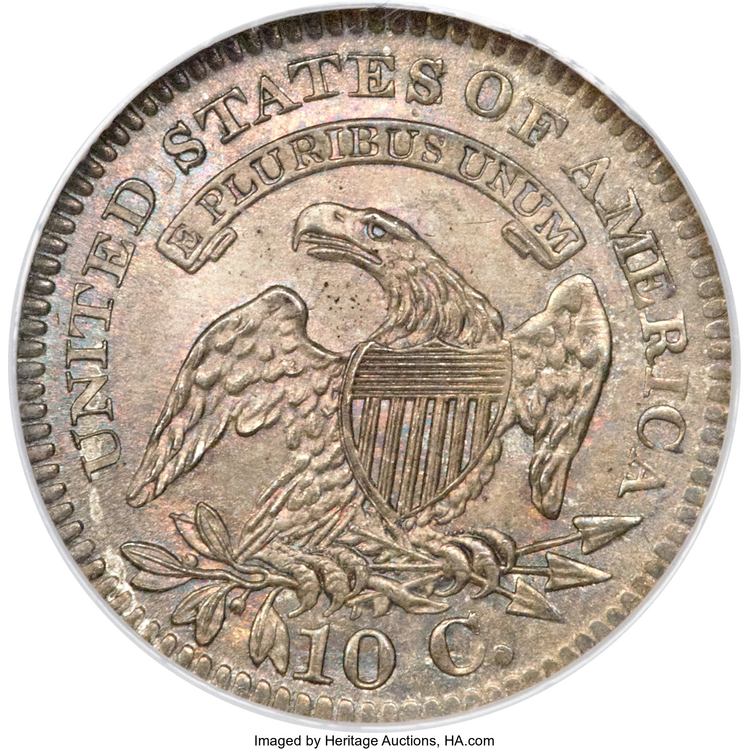 1820 10c Small 0, JR-2 MS66 thumbnail 9