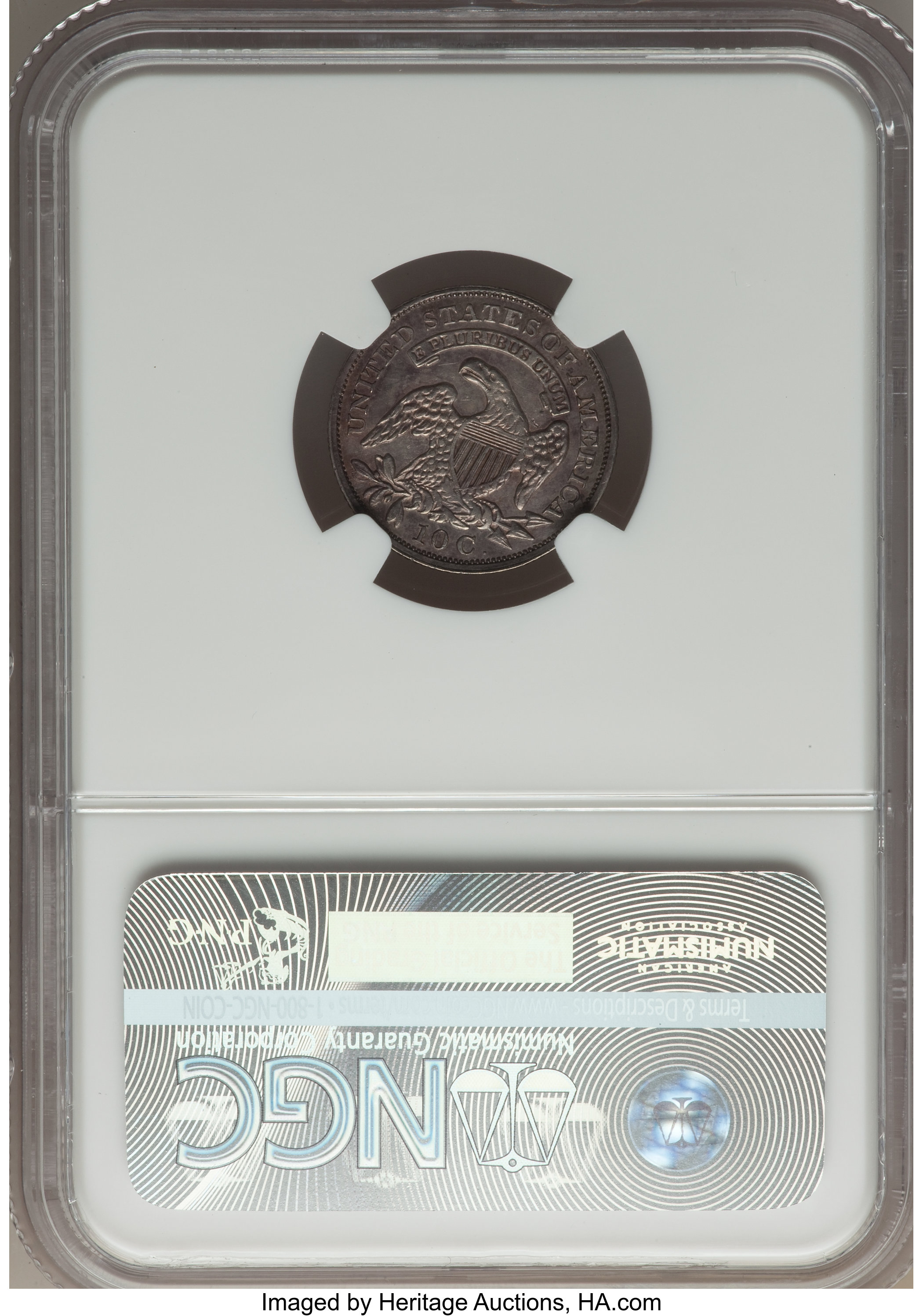 1830/29 10c Overdate, JR-5, FS-301 VF20 CAC thumbnail 19