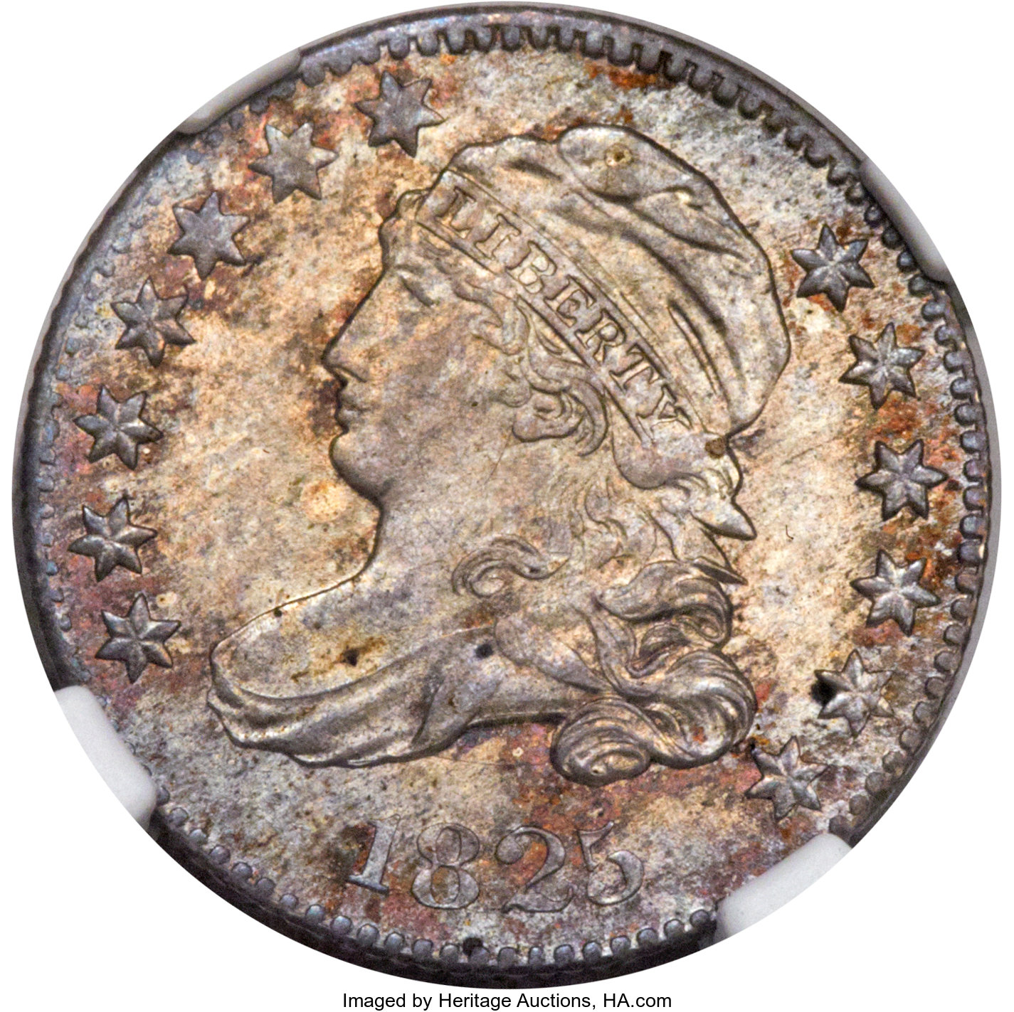 image for: 1825 10C JR-3, R.3, MS63+ NGC....