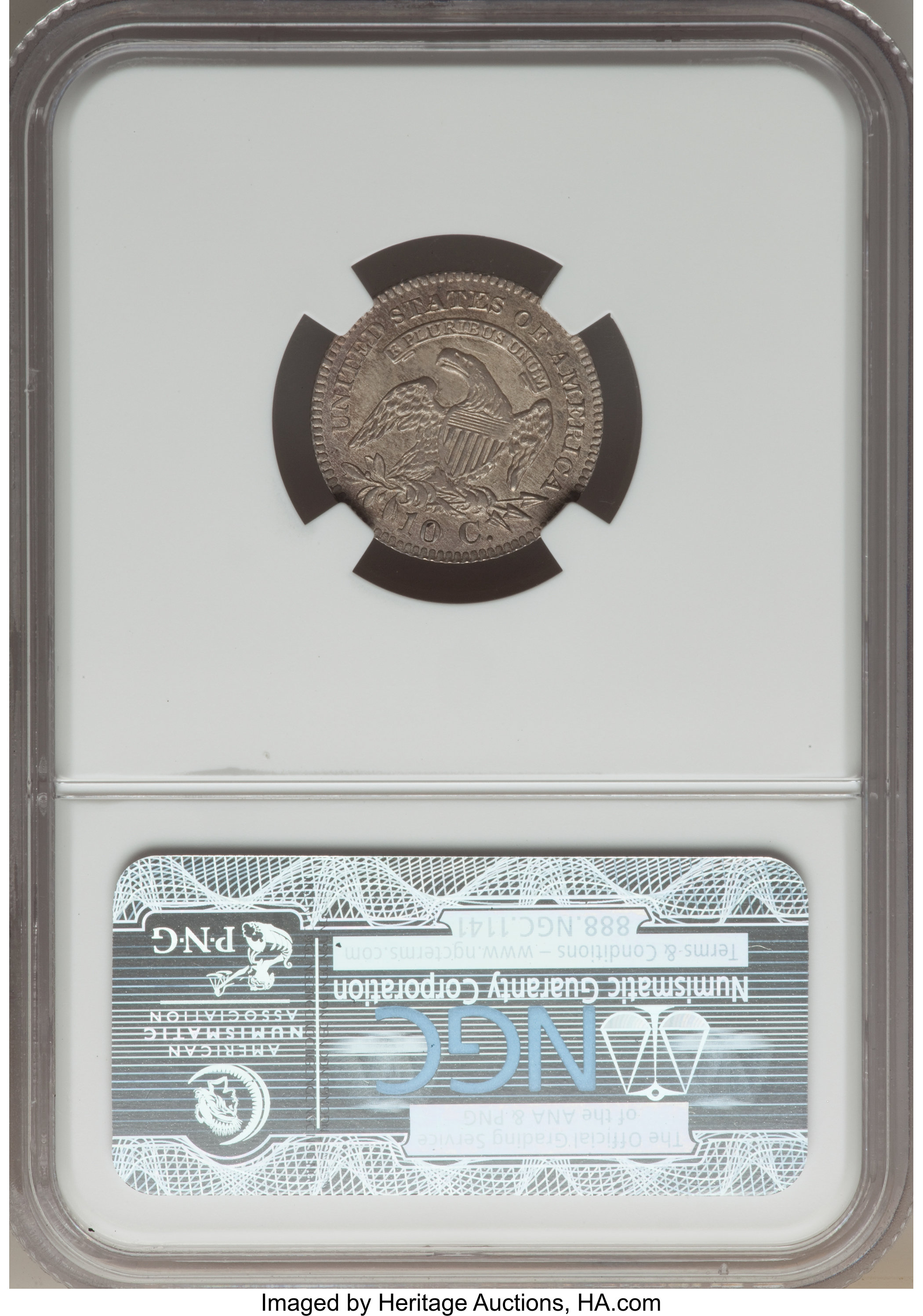 1825 10c JR-3 AG3 CAC thumbnail 16