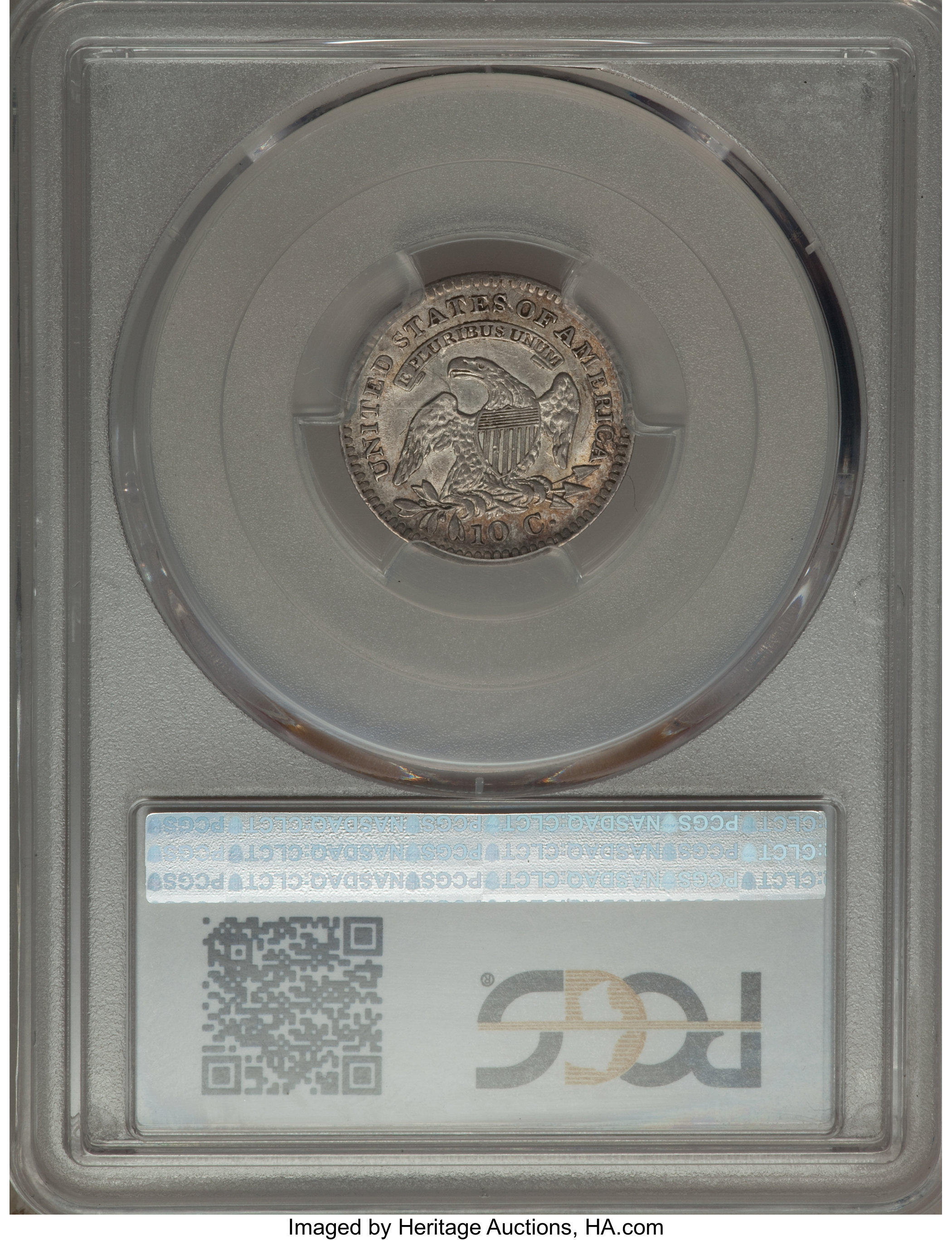 1821 10c Small Date, JR-9 AG3 thumbnail 14