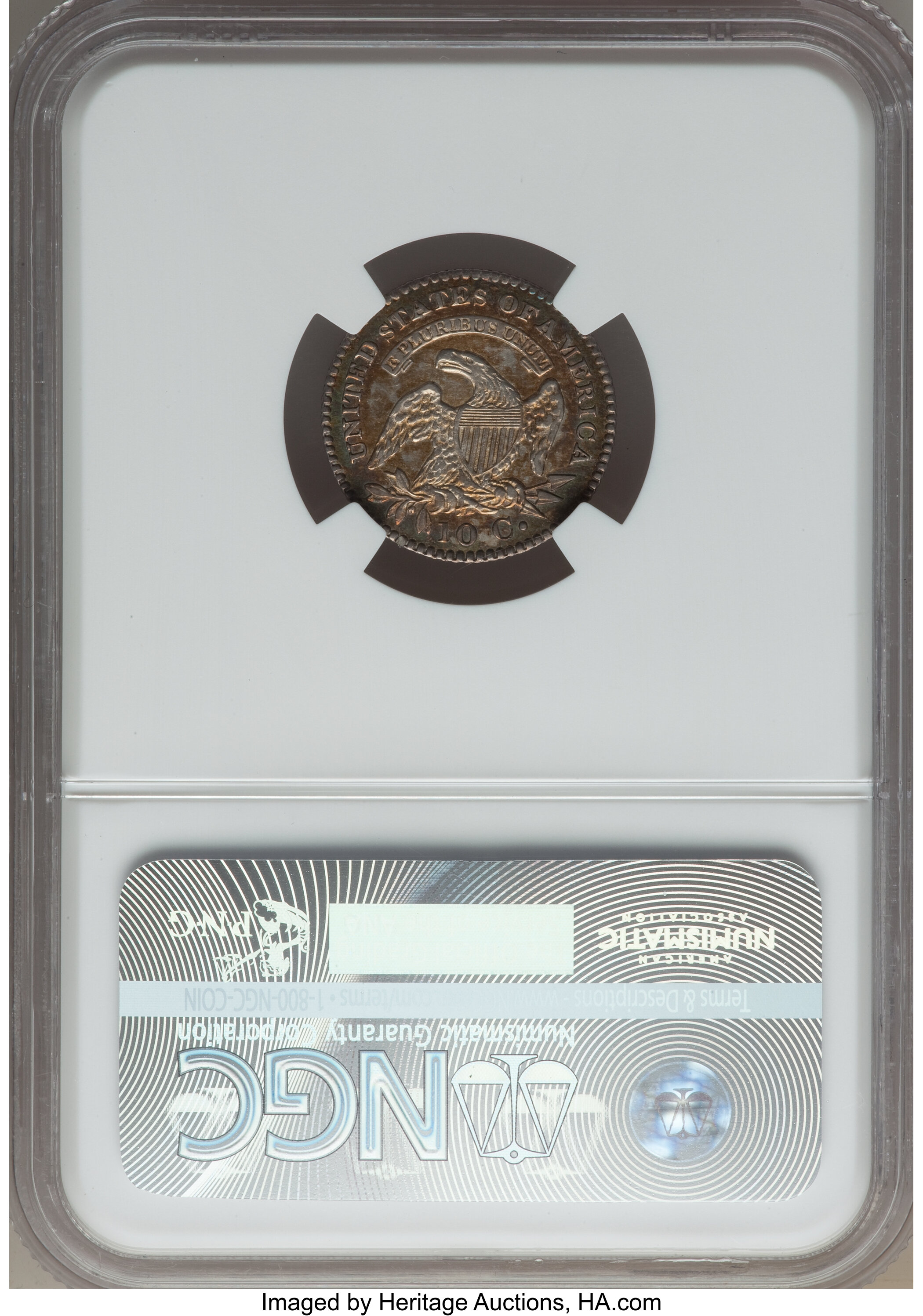 1823/2 10c Large E's, JR-3 XF45 thumbnail 23