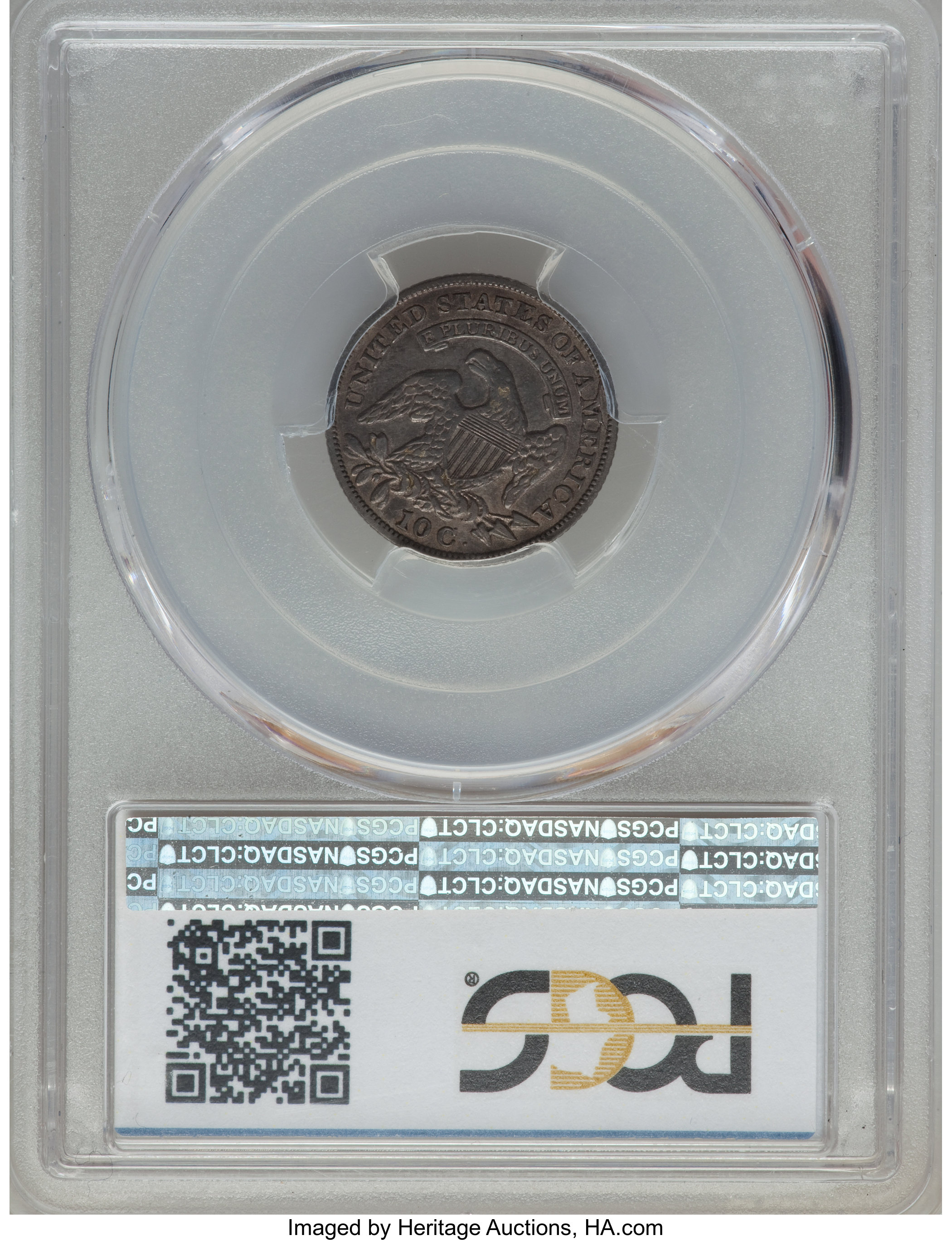 1830/29 10c Overdate, JR-4, FS-301 G4 CAC thumbnail 4