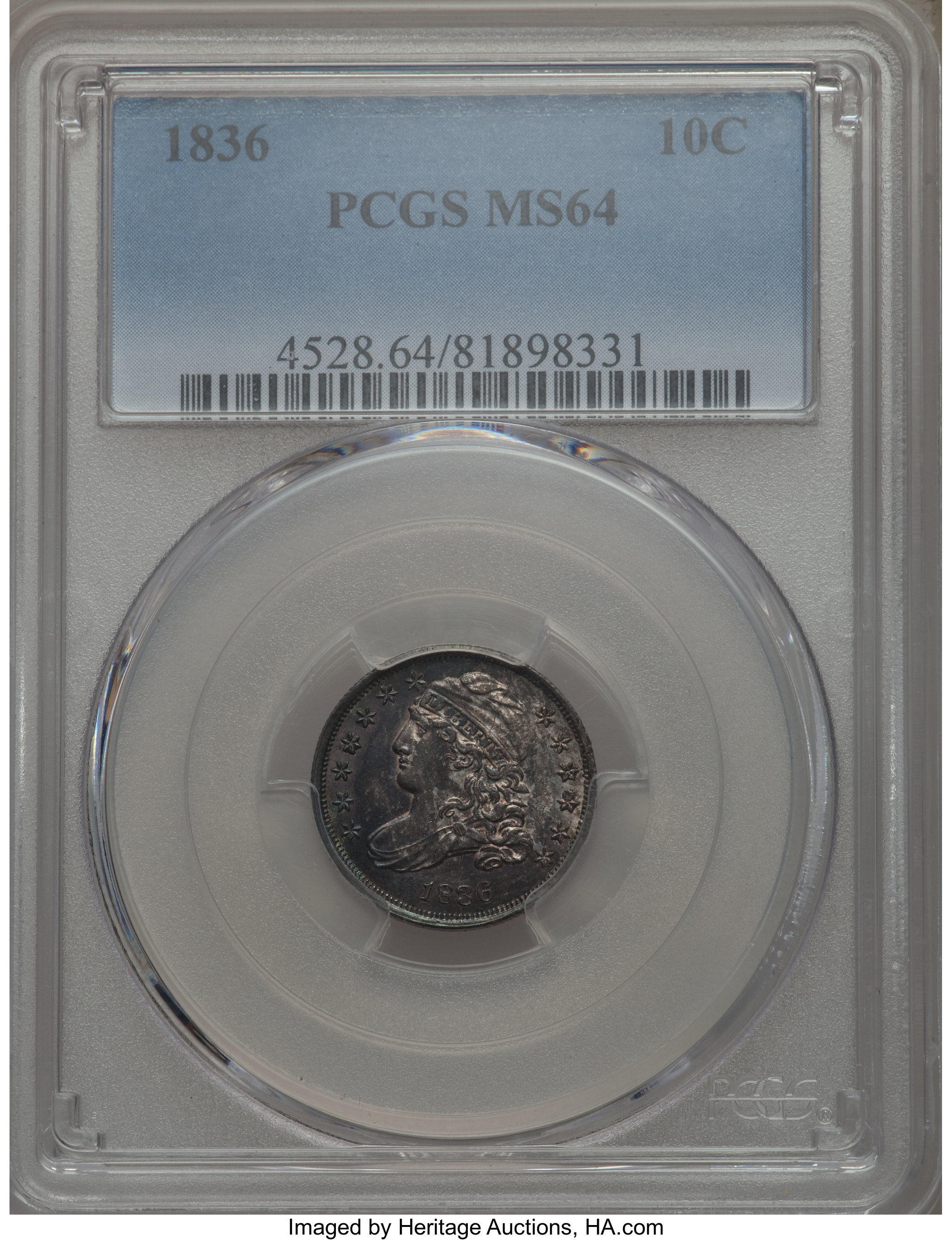 1836 10c JR-2 MS60 thumbnail 27