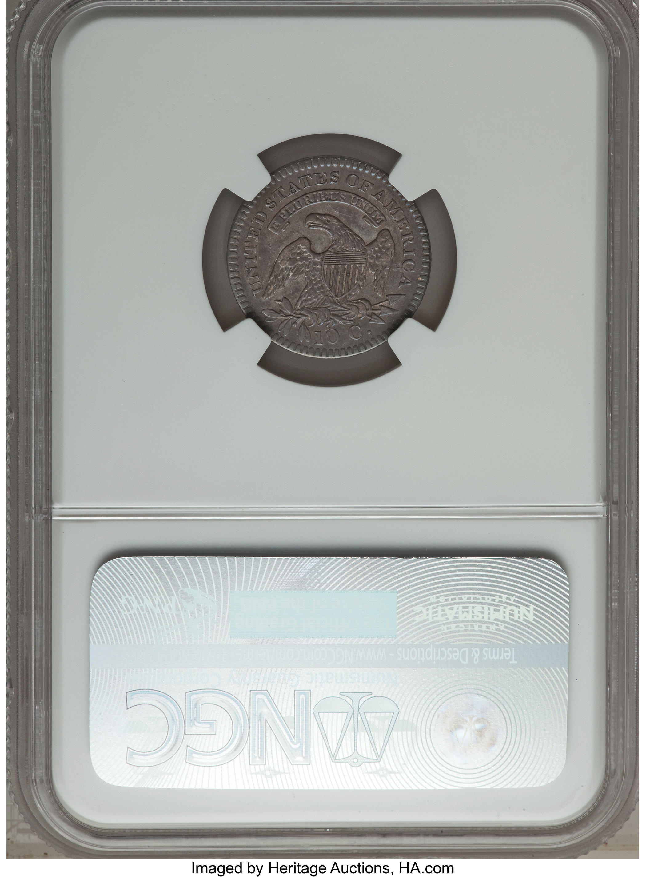 1821 10c Small Date, JR-8 VF20 thumbnail 9
