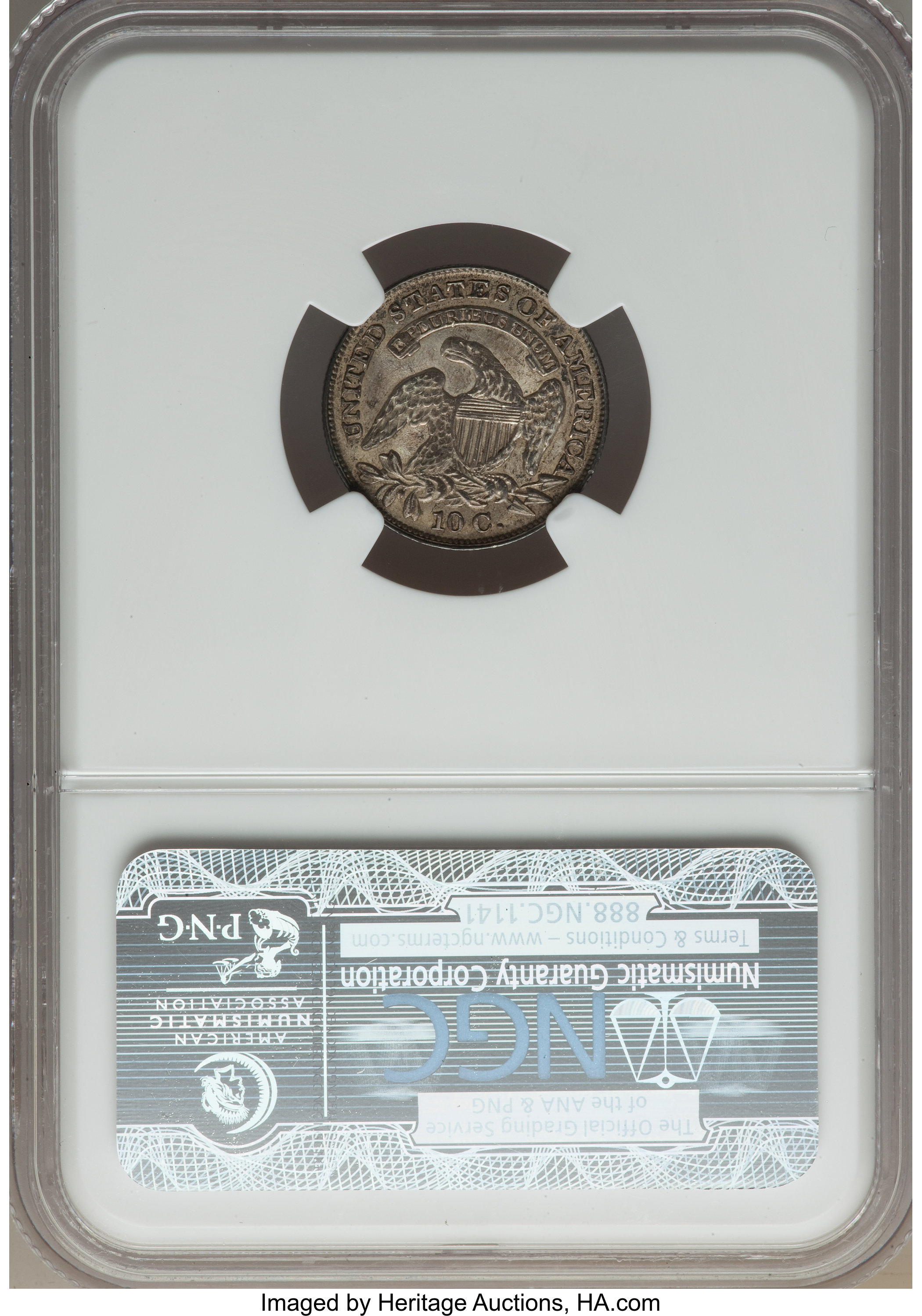 1832 10c JR-1 AU53 thumbnail 13