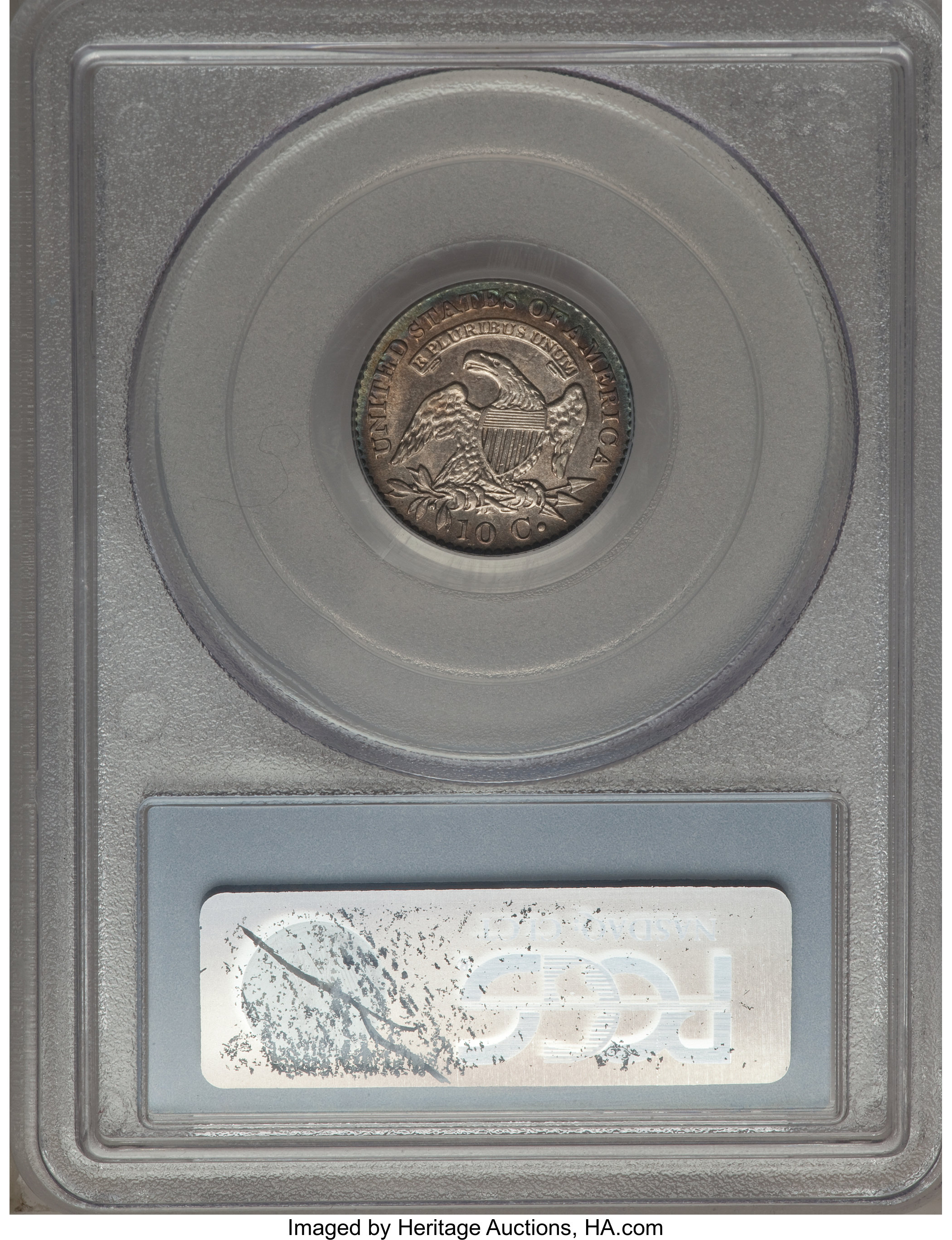 1823/2 10c Large E's, JR-3 VF30 CAC thumbnail 19