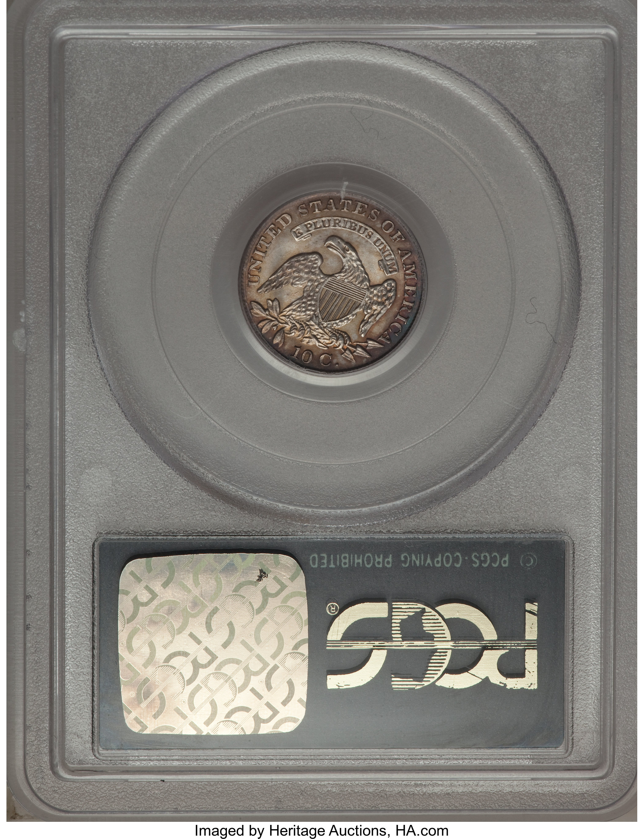 1831 10c JR-1 AU53 CAC thumbnail 20