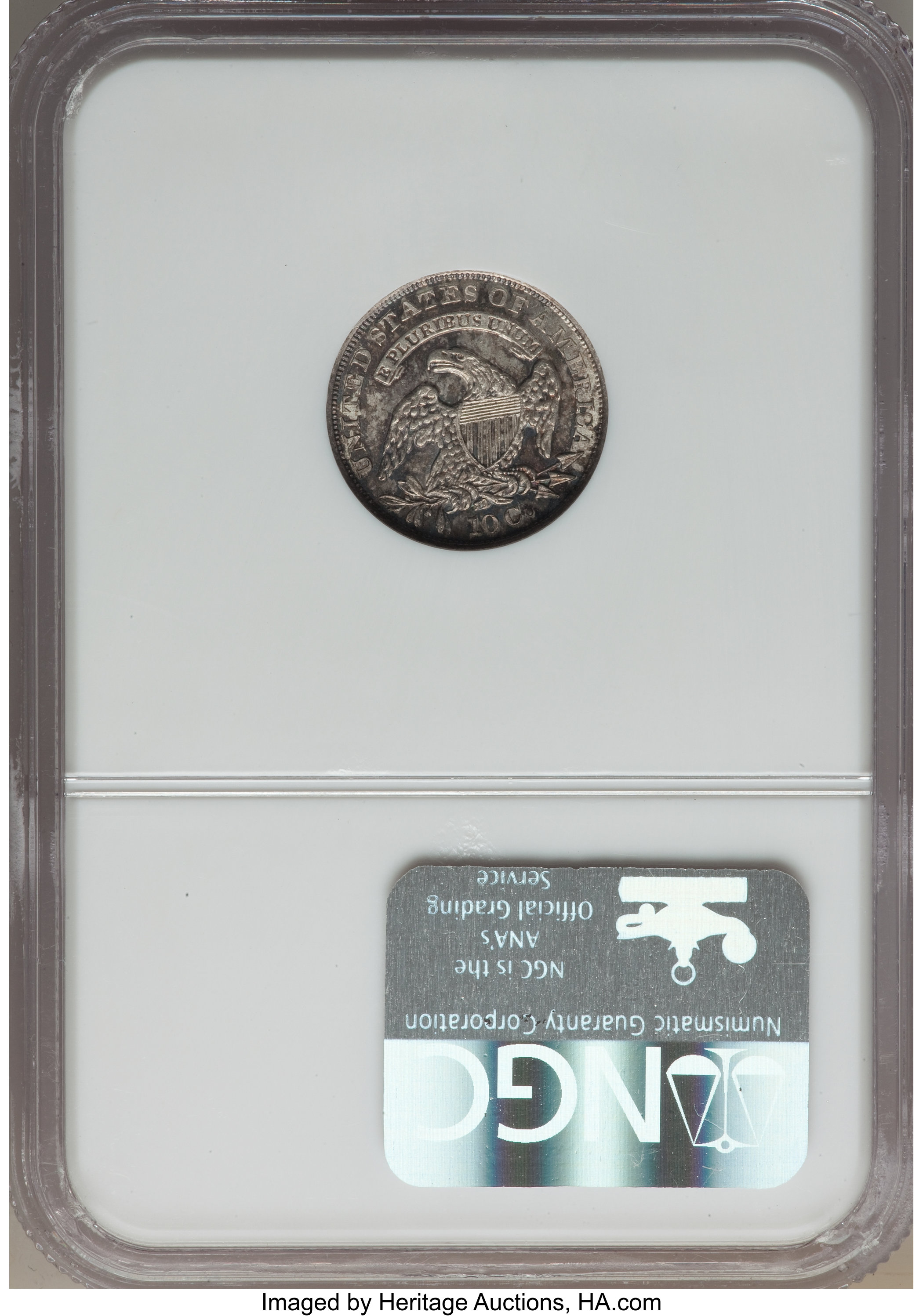 1835 10c JR-5 MS62 CAC thumbnail 7